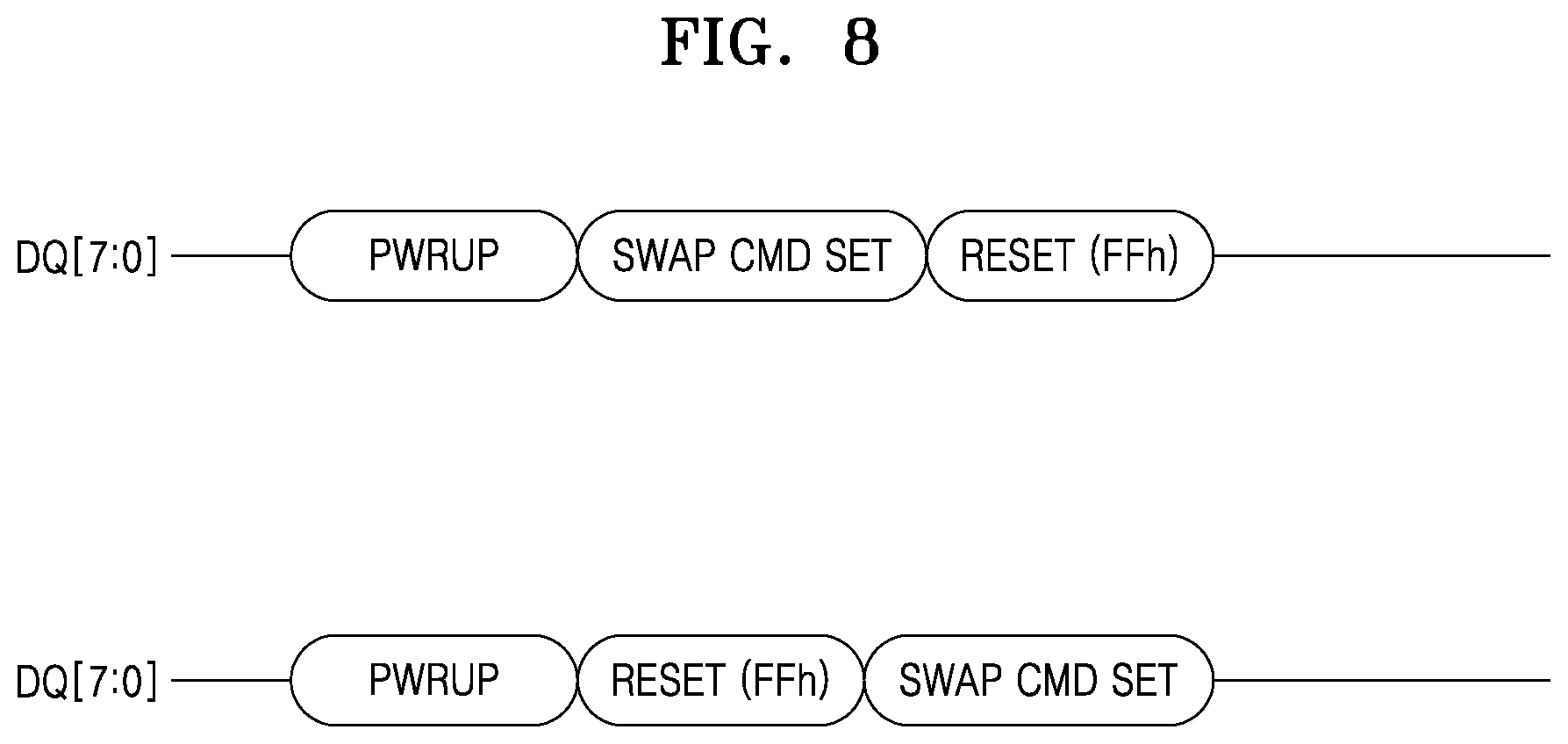 Patent US11783874 Figure 8 – Memory with swap mode
