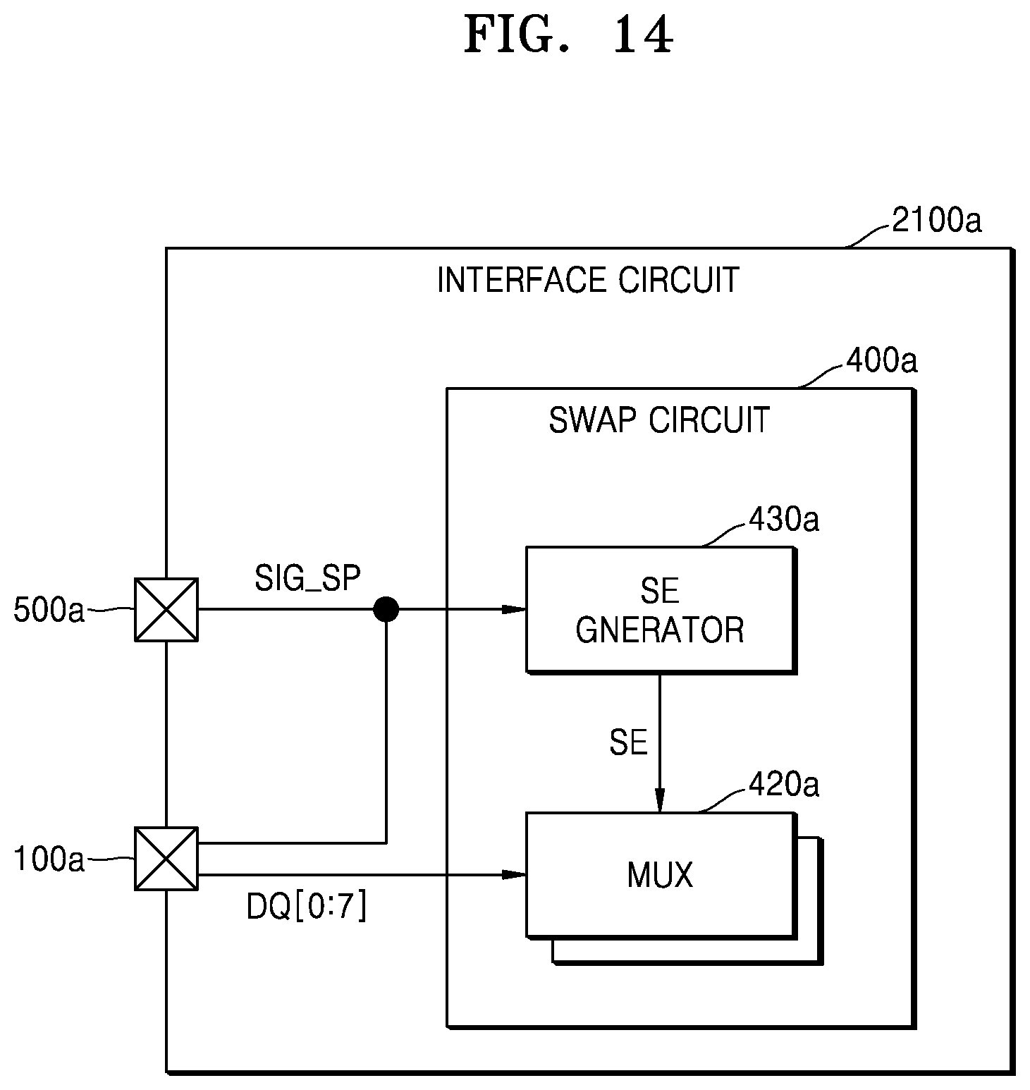 Patent US11783874 Figure 14 – Memory with swap mode
