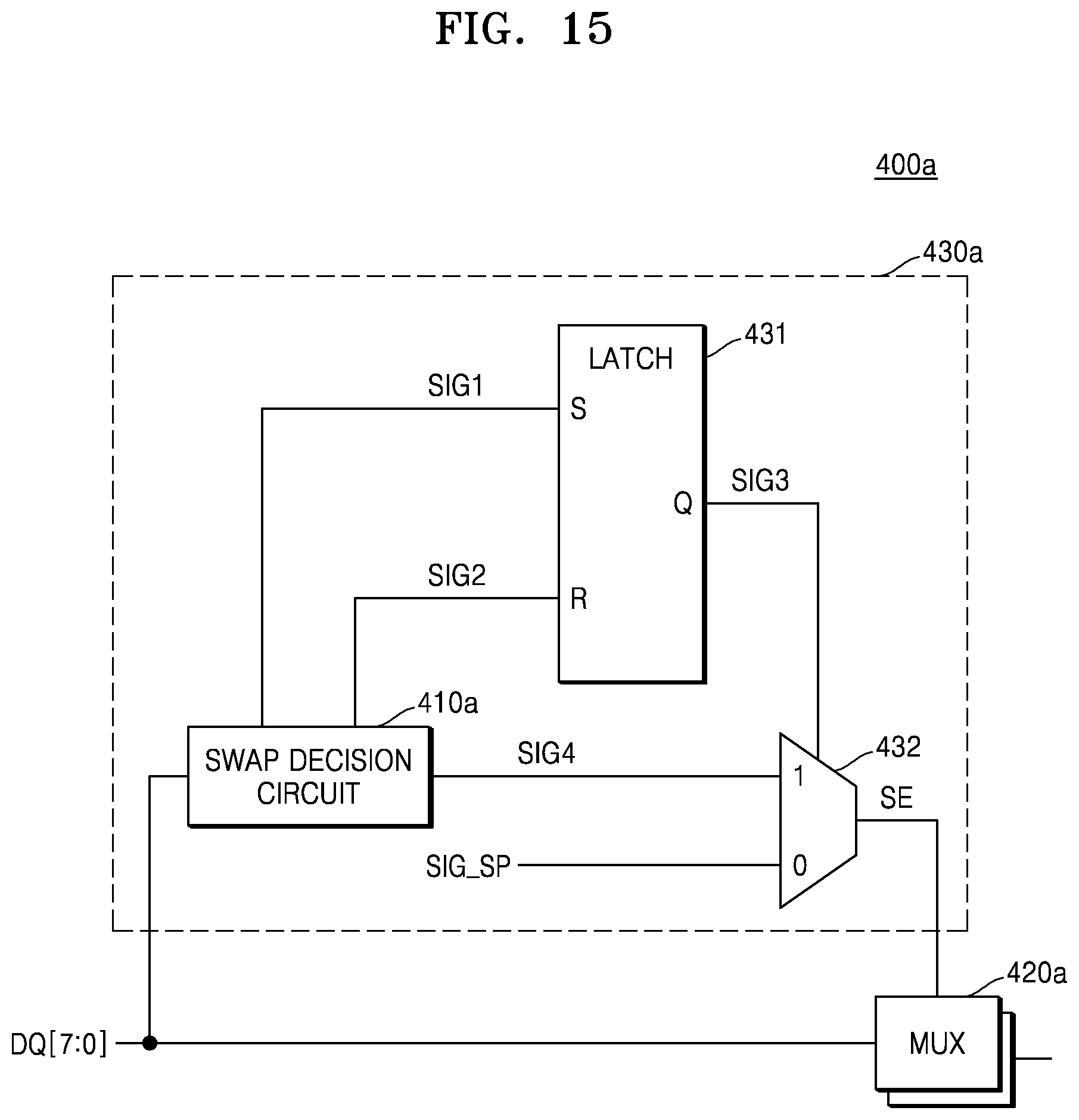 Patent US11783874 Figure 15 – Memory with swap mode
