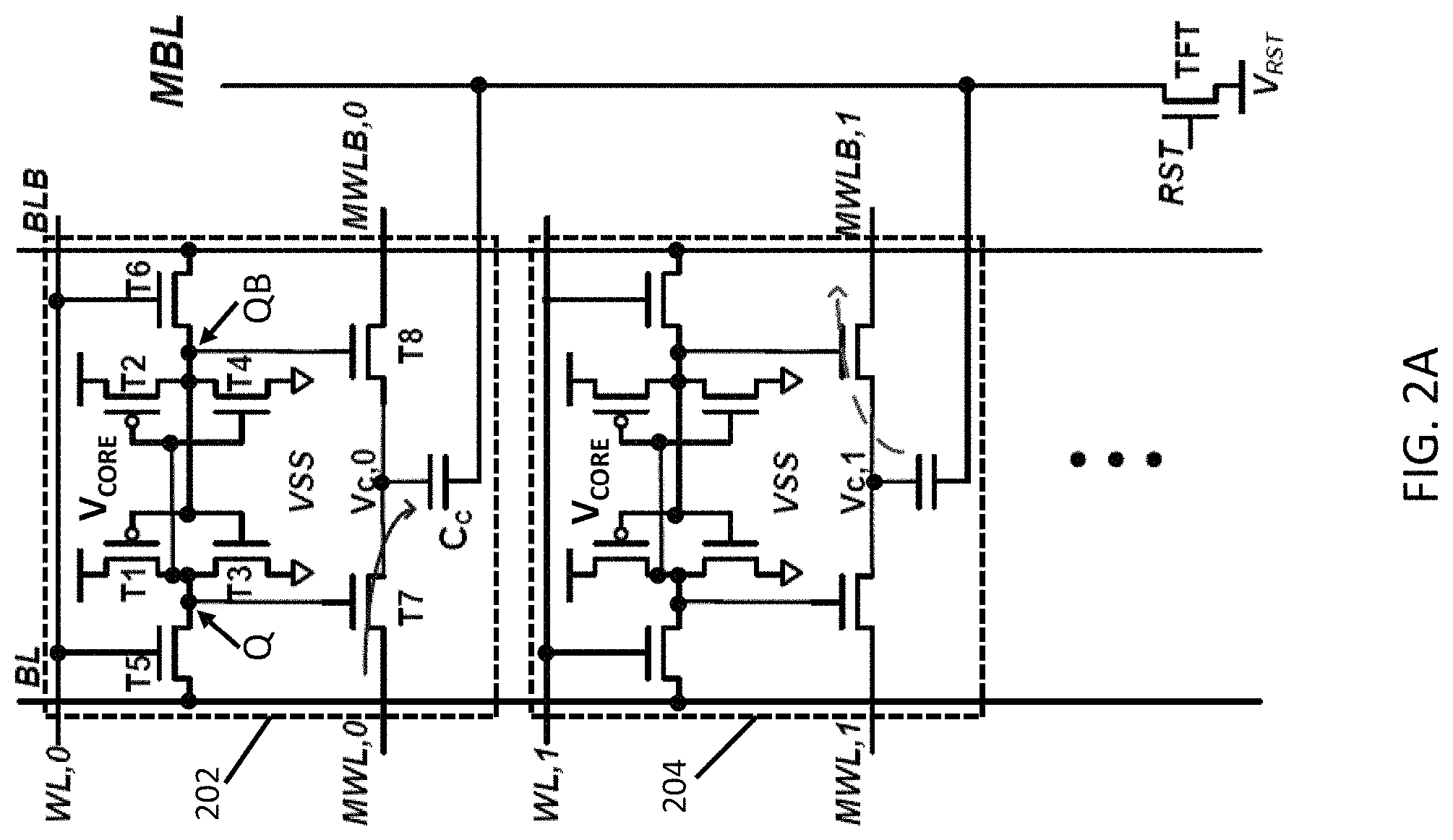Patent US11783875 Figure 2 – Circuits and methods for in-memory computing