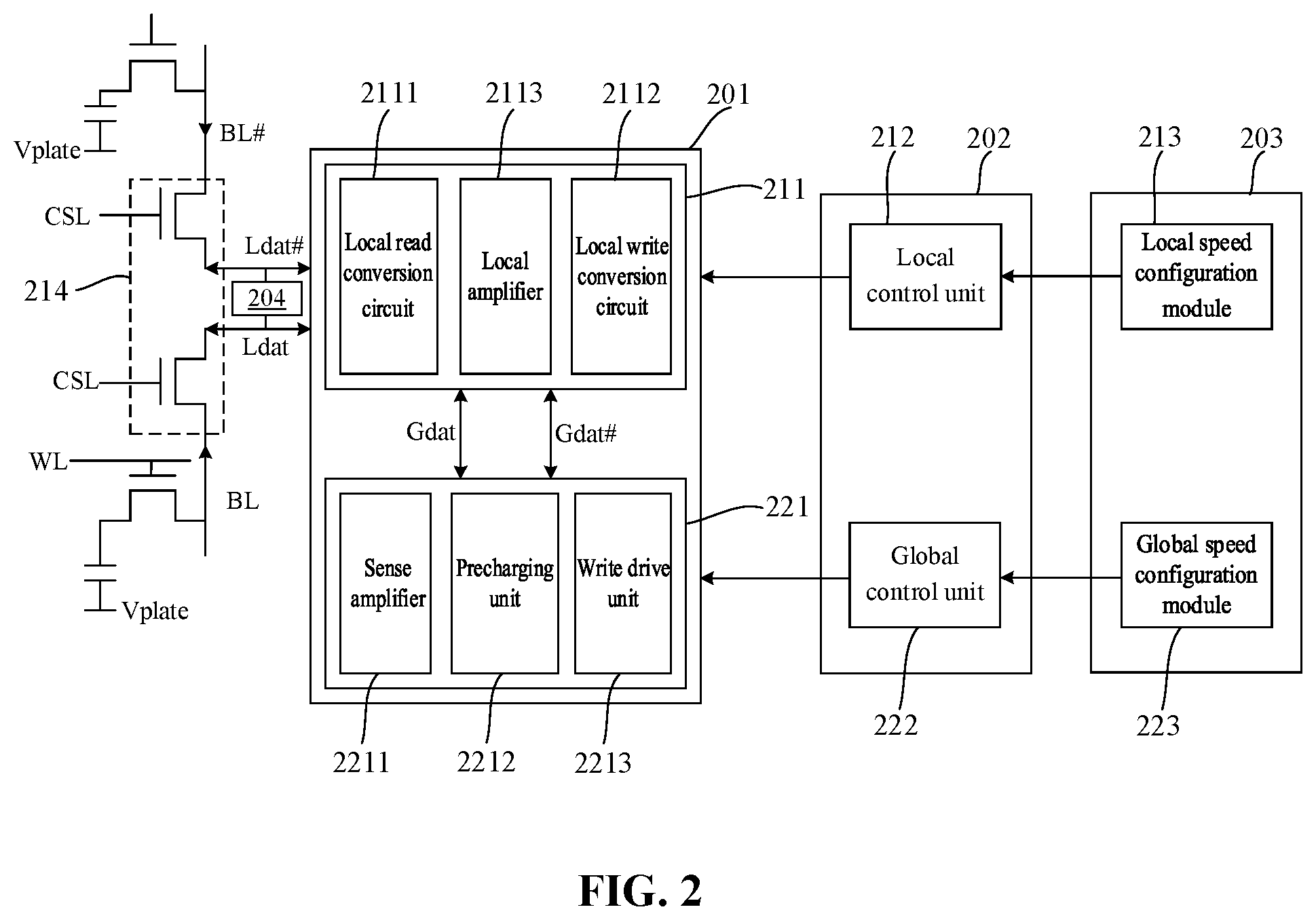 Patent US11783877 Figure 2 – Read-write conversion circuit and memory
