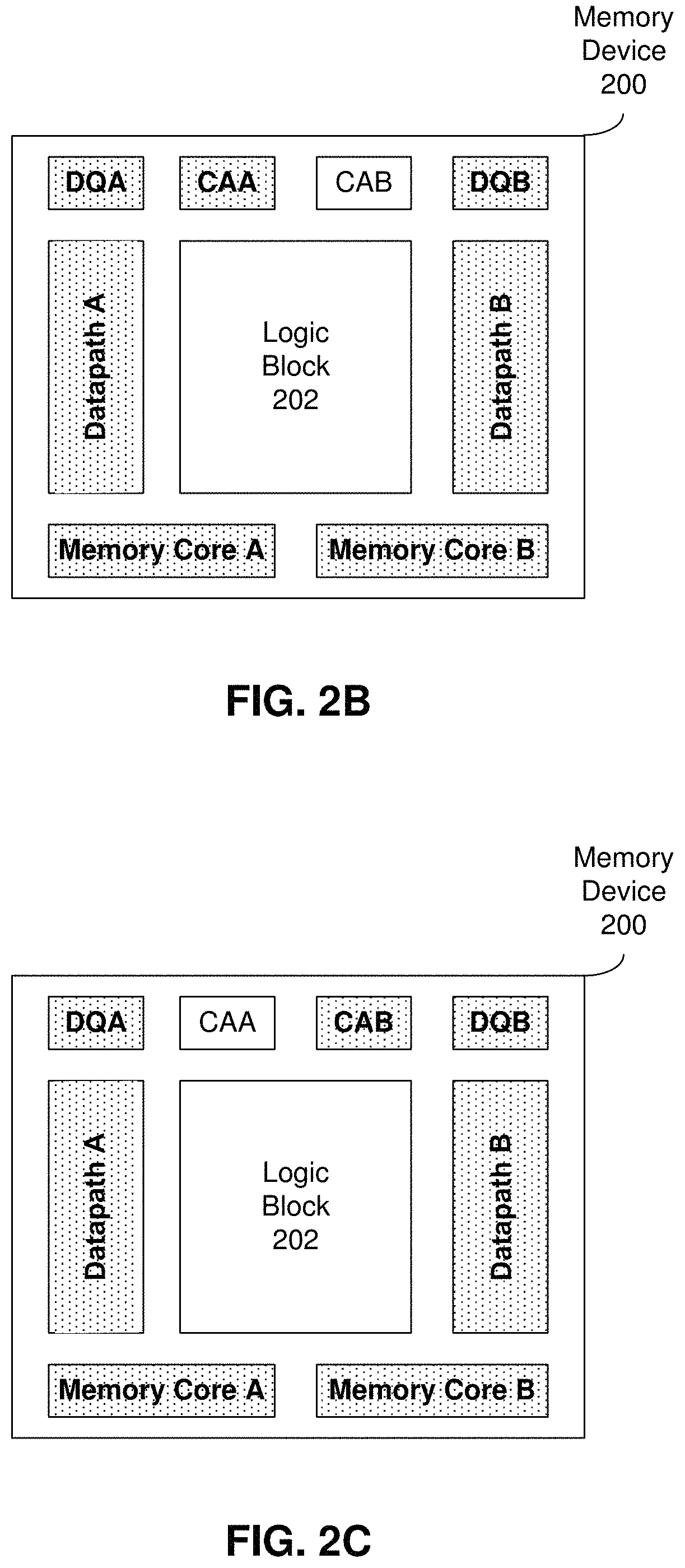 Patent US11783879 Figure 2 – Memory device comprising programmable command-and-address and/or data interfaces