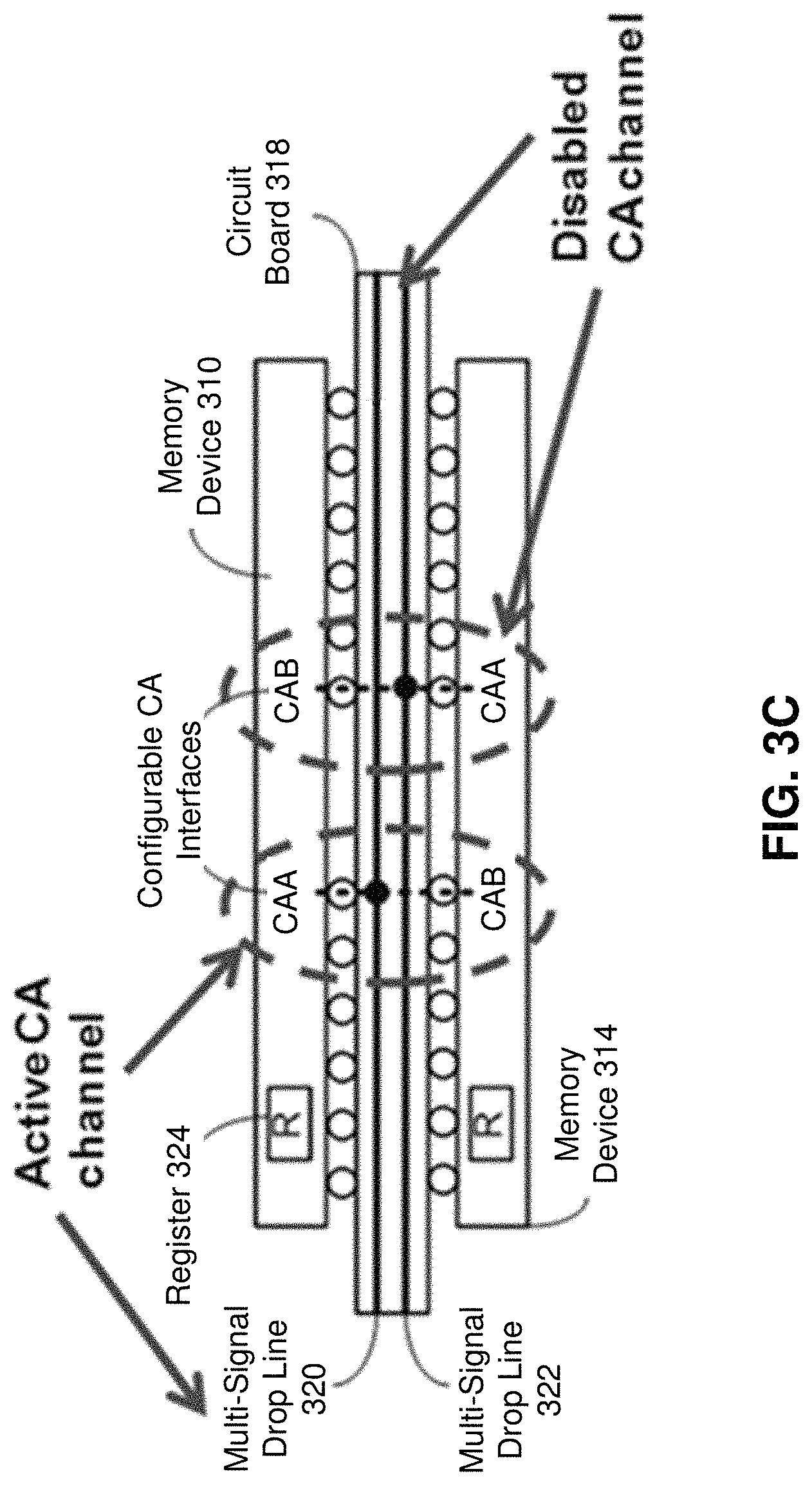 Patent US11783879 Figure 6 – Memory device comprising programmable command-and-address and/or data interfaces