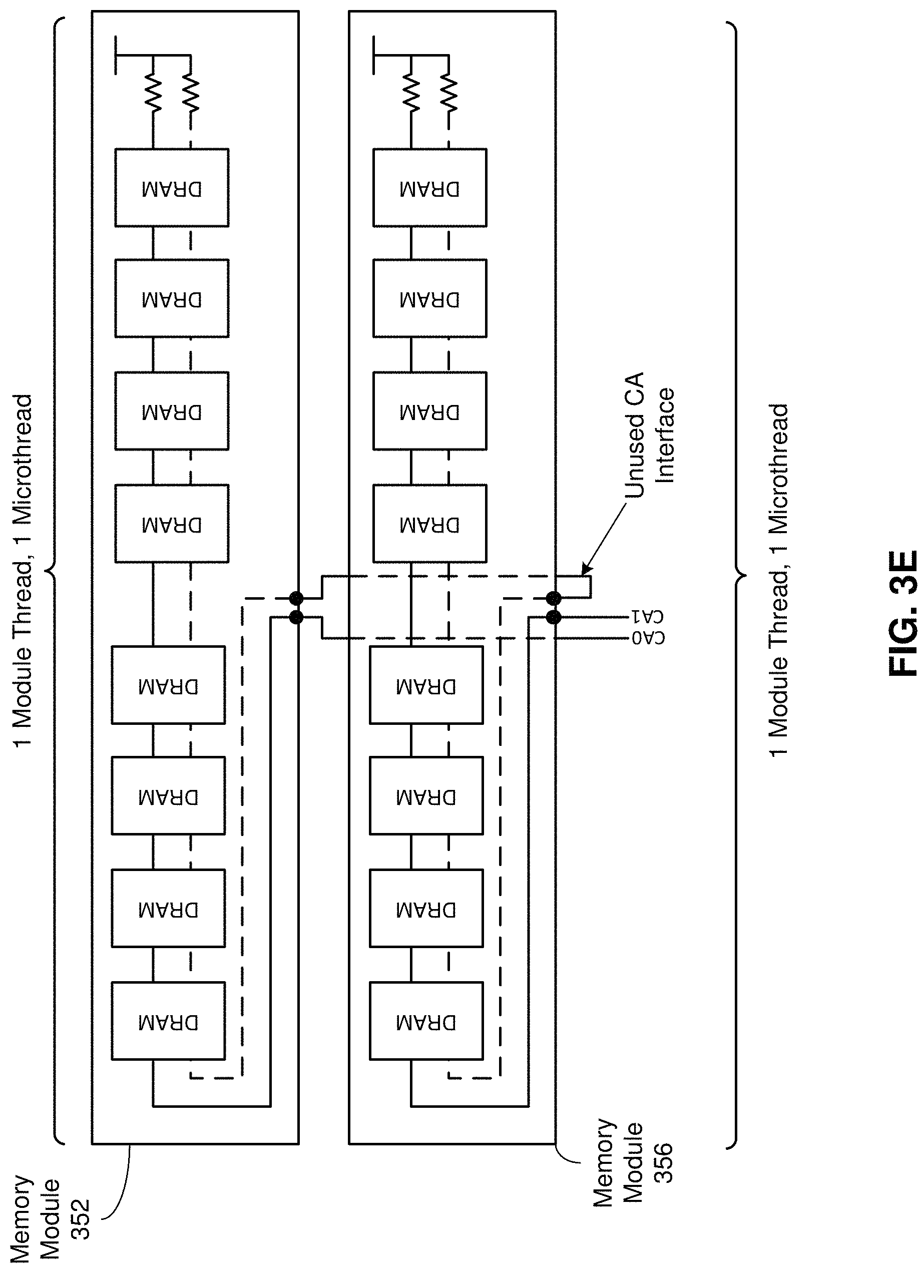 Patent US11783879 Figure 8 – Memory device comprising programmable command-and-address and/or data interfaces