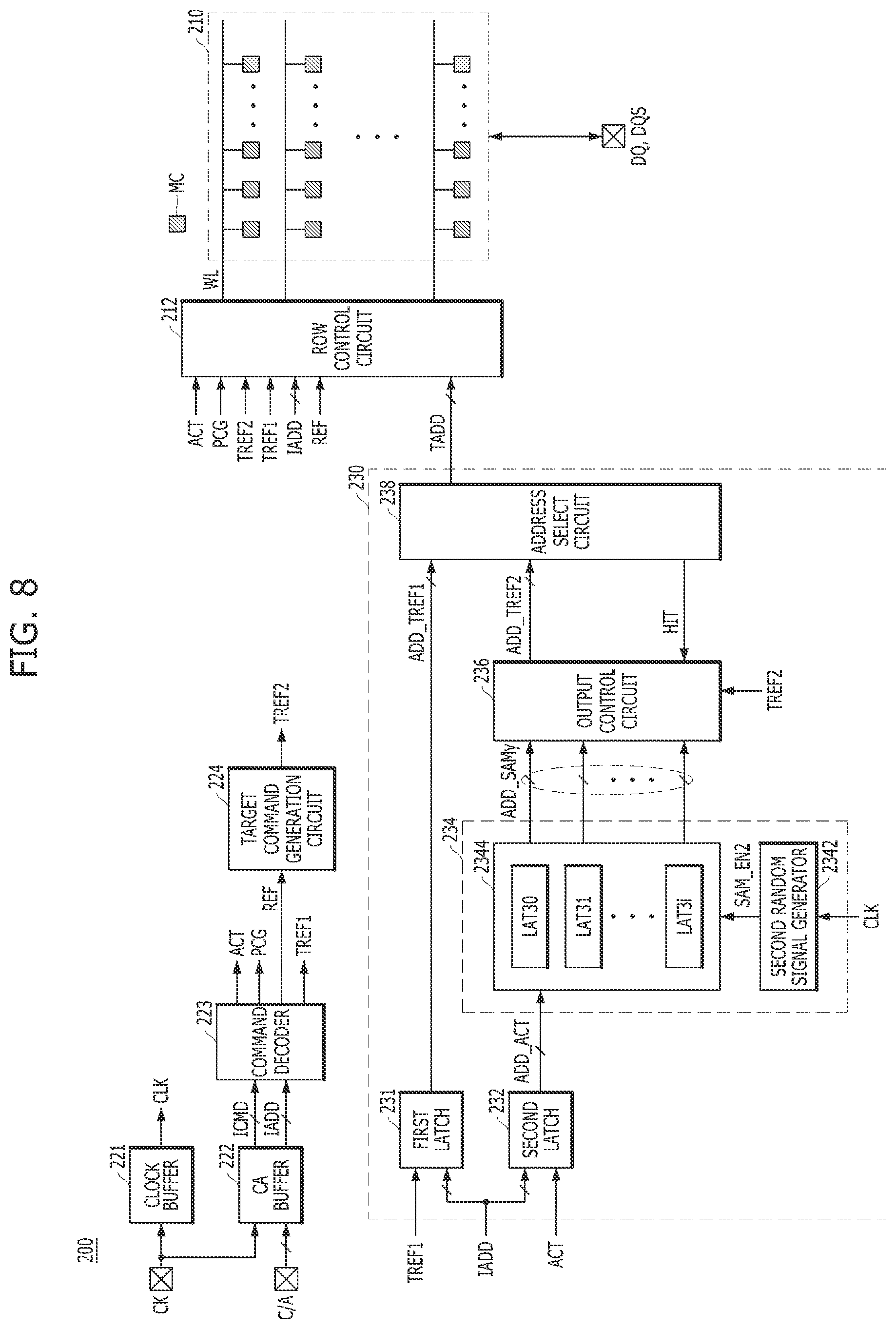 Patent US11783884 Figure 6 – Semiconductor memory device and memory system including the same