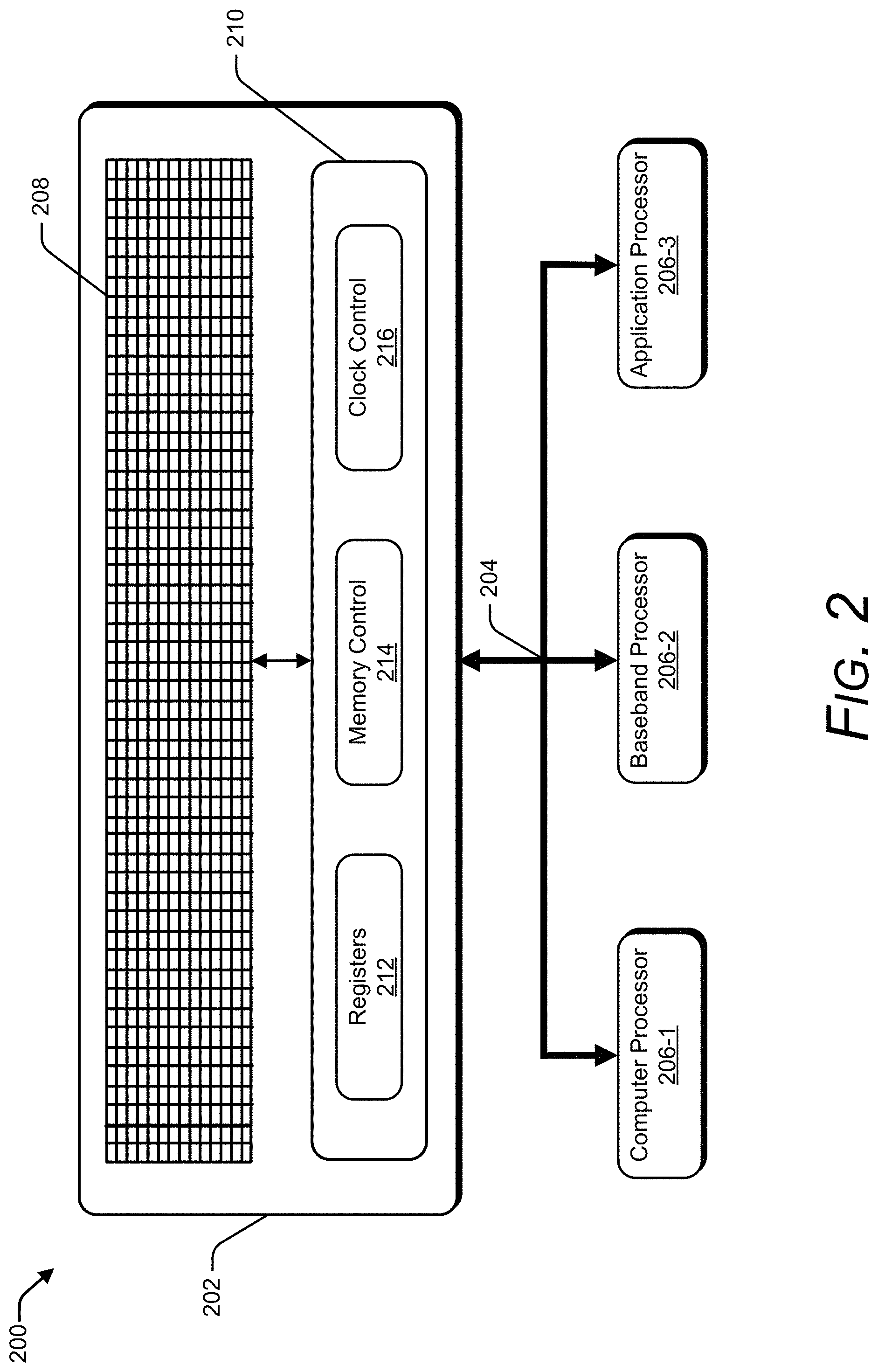 Patent US11783885 Figure 2 – Interactive memory self-refresh control