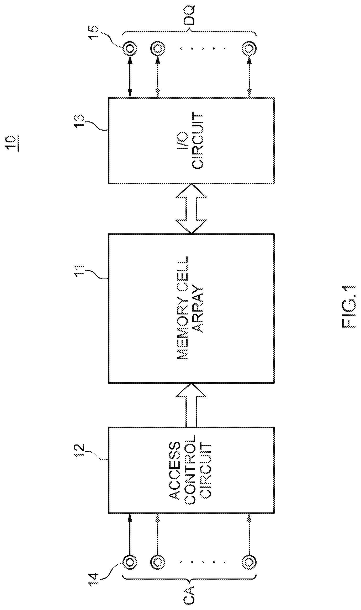 Patent US11783886 Figure 1 – Semiconductor device capable of switching operation voltage