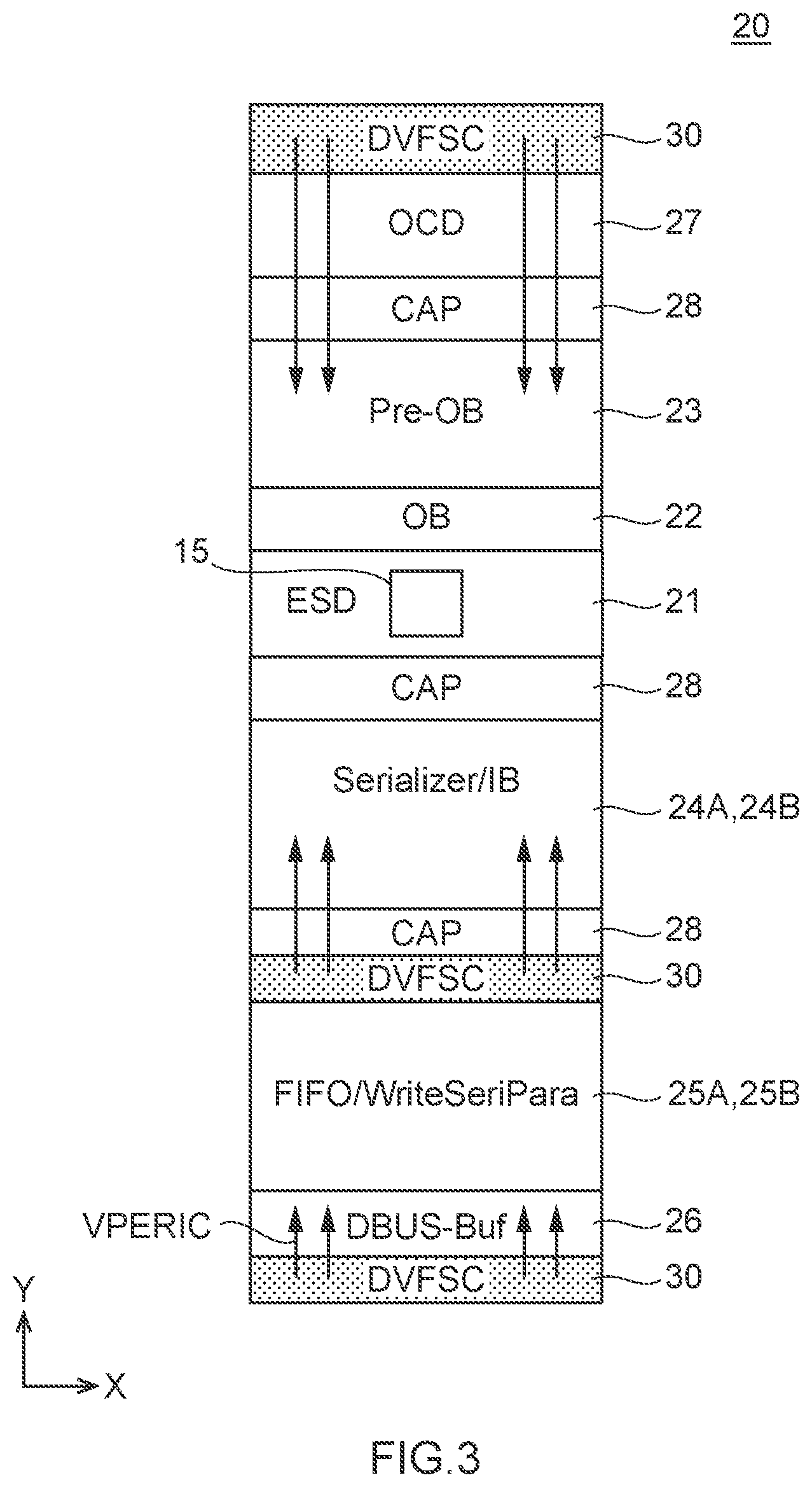 Patent US11783886 Figure 3 – Semiconductor device capable of switching operation voltage