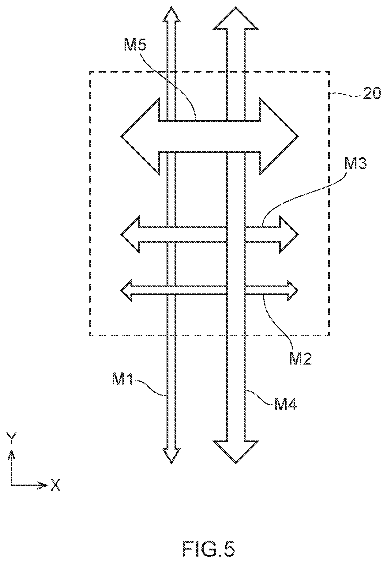 Patent US11783886 Figure 5 – Semiconductor device capable of switching operation voltage