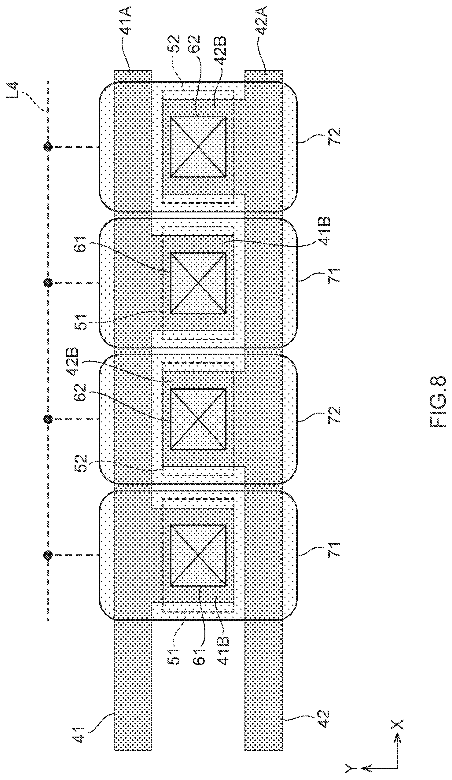 Patent US11783886 Figure 8 – Semiconductor device capable of switching operation voltage