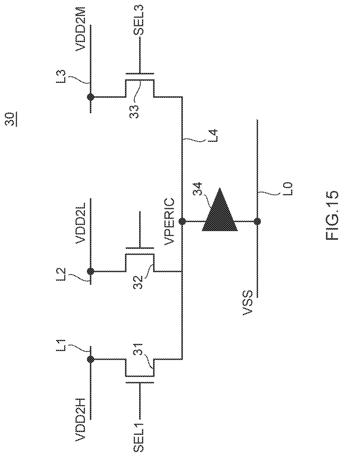 Patent US11783886 Figure 17 – Semiconductor device capable of switching operation voltage