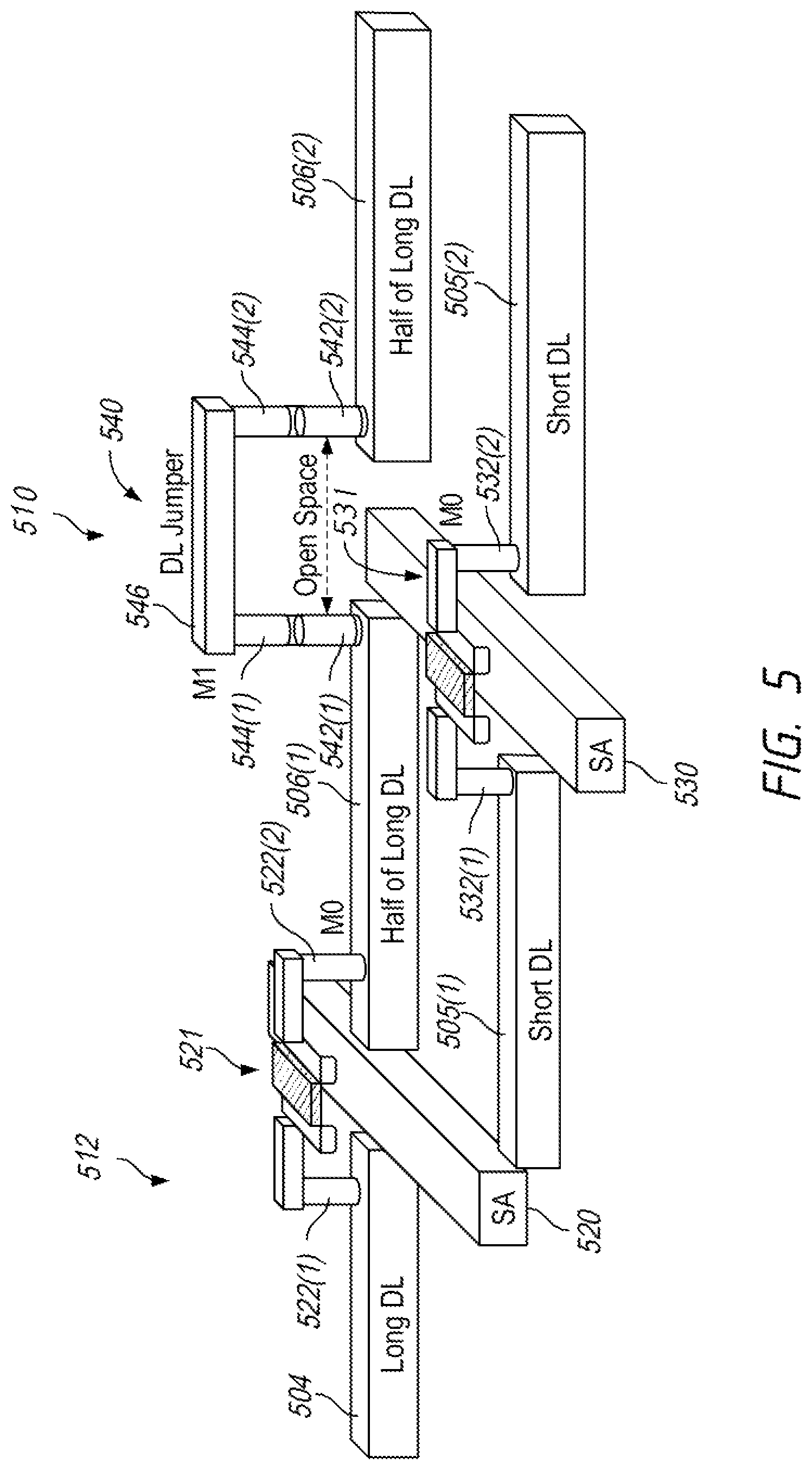 Patent US11783887 Figure 4 – Edge memory array mats with sense amplifiers