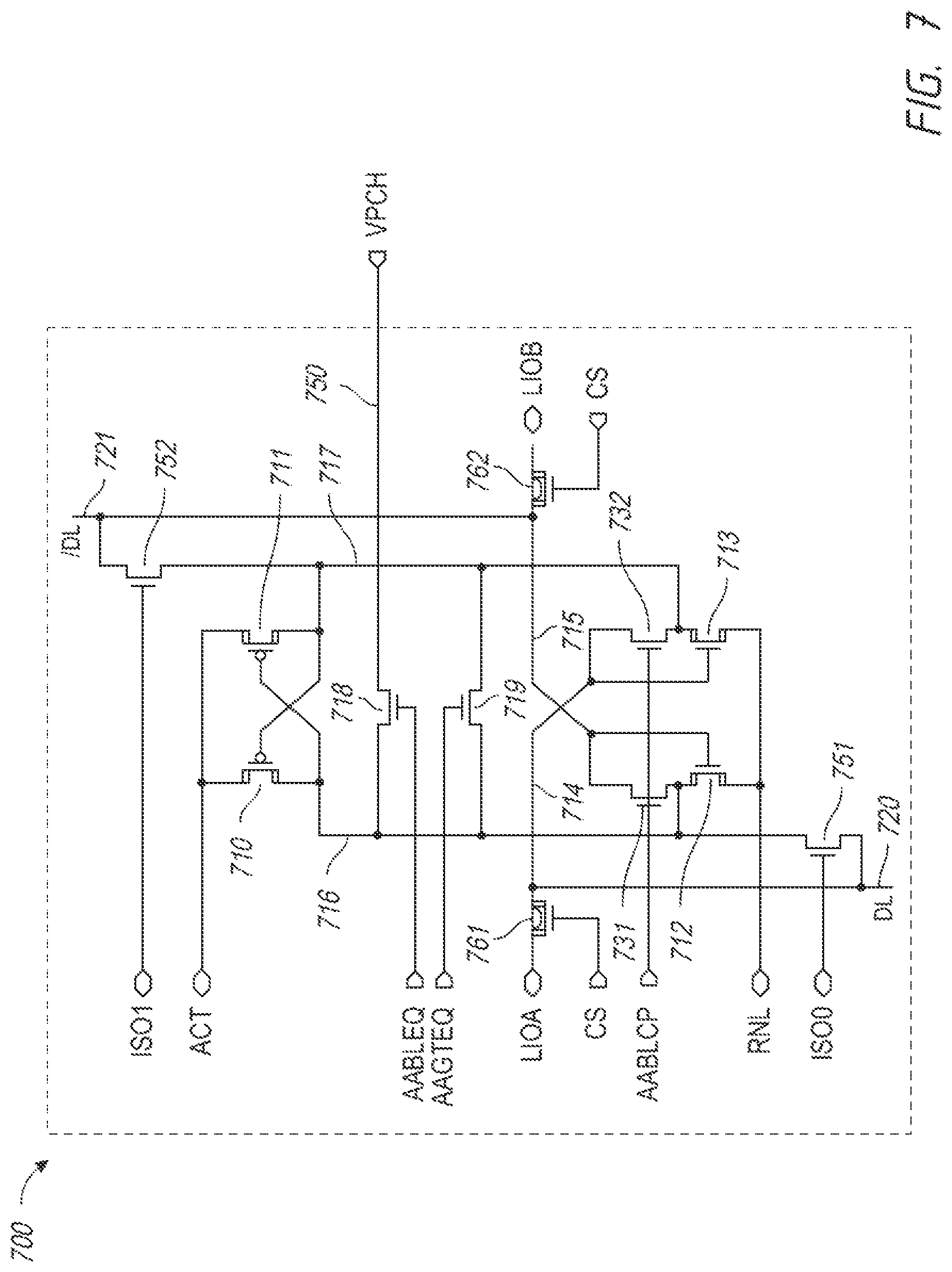 Patent US11783887 Figure 6 – Edge memory array mats with sense amplifiers