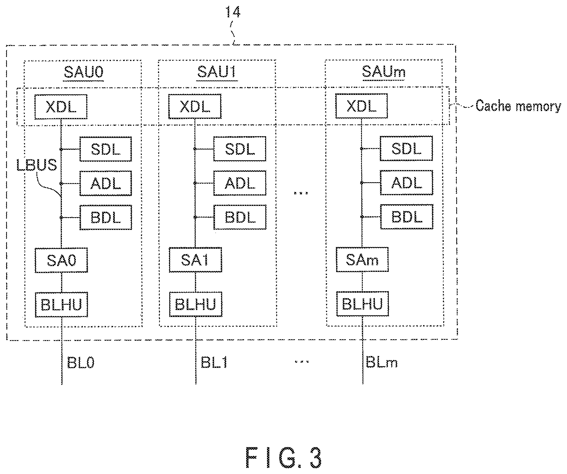 Patent US11783888 Figure 3 – Semiconductor memory device having memory chip bonded to a CMOS chip including a peripheral circuit