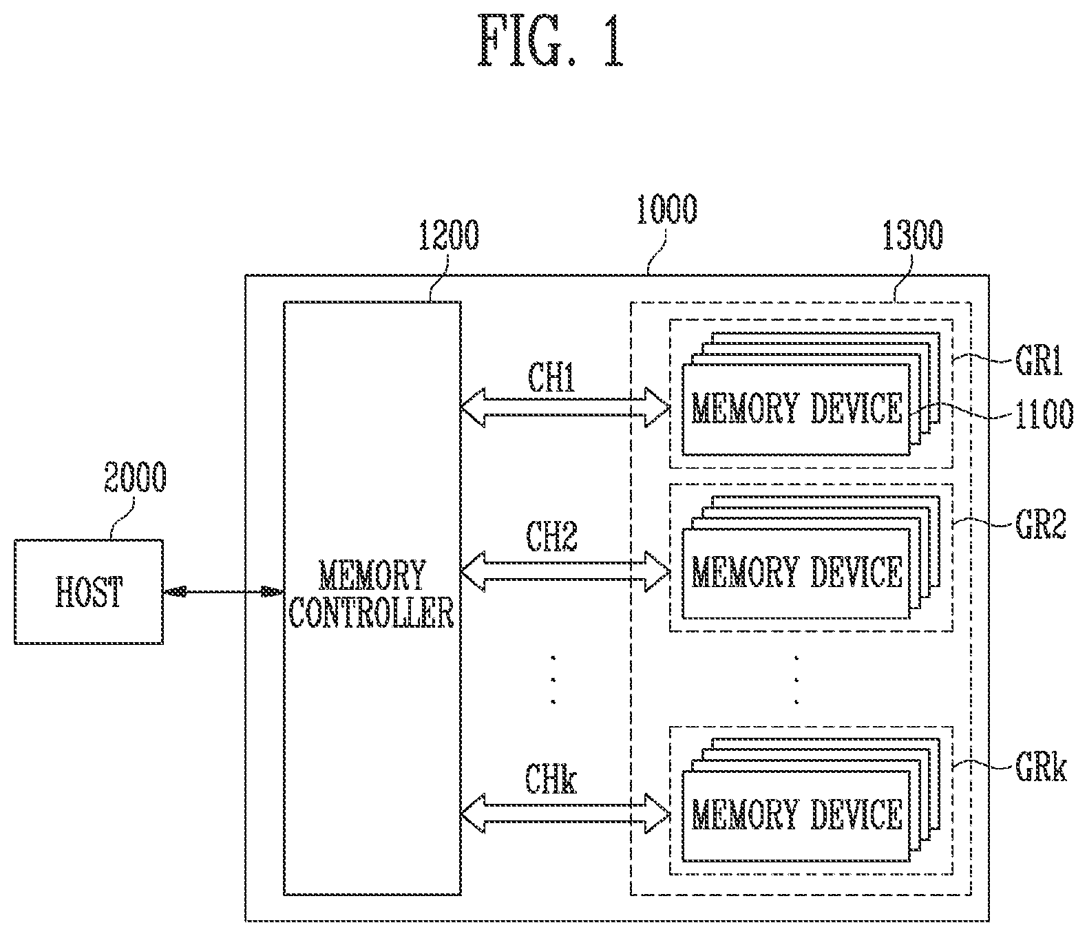 Patent US11783889 Figure 1 – Merged buffer and memory device including the merged buffer