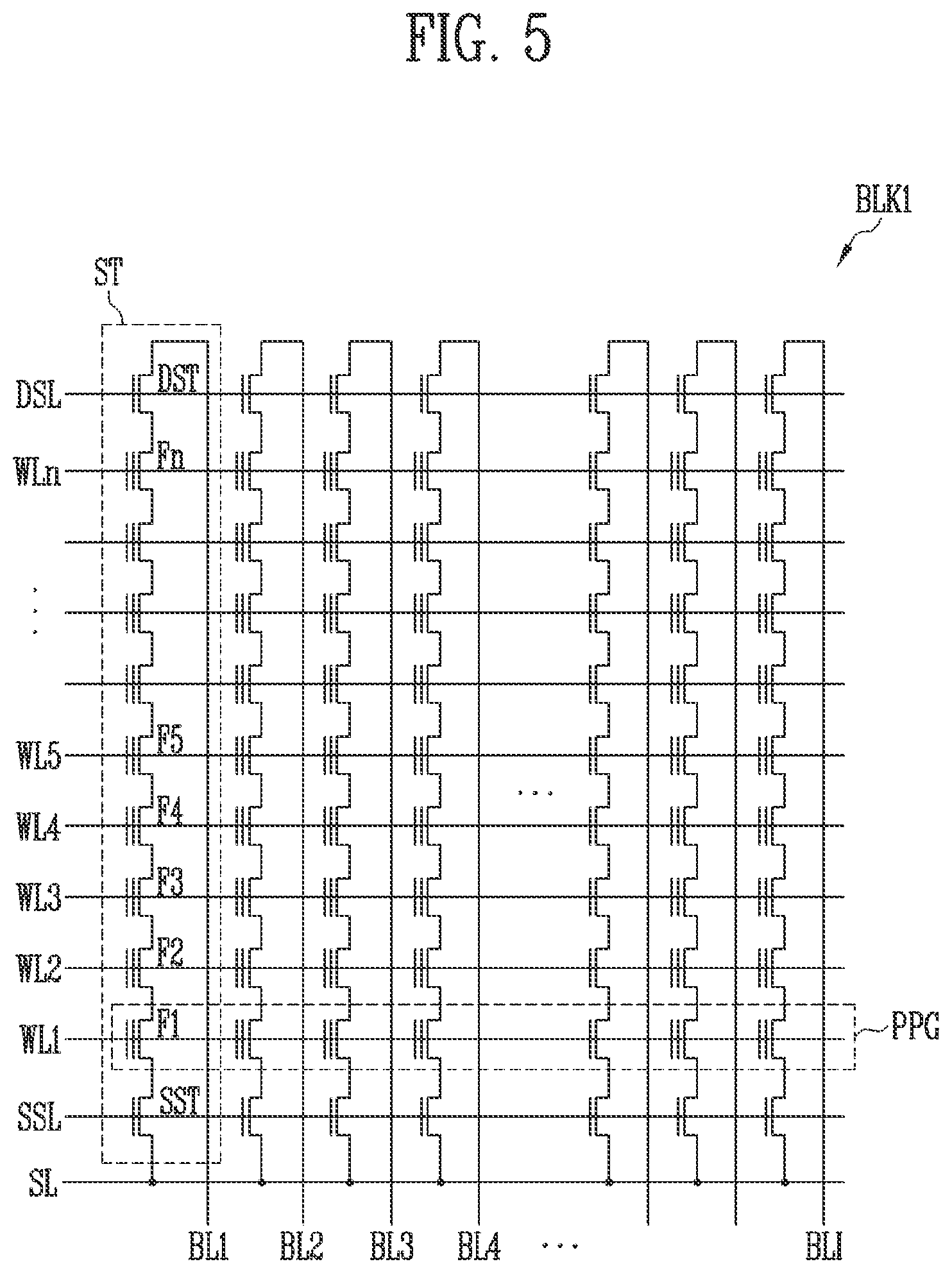 Patent US11783889 Figure 5 – Merged buffer and memory device including the merged buffer
