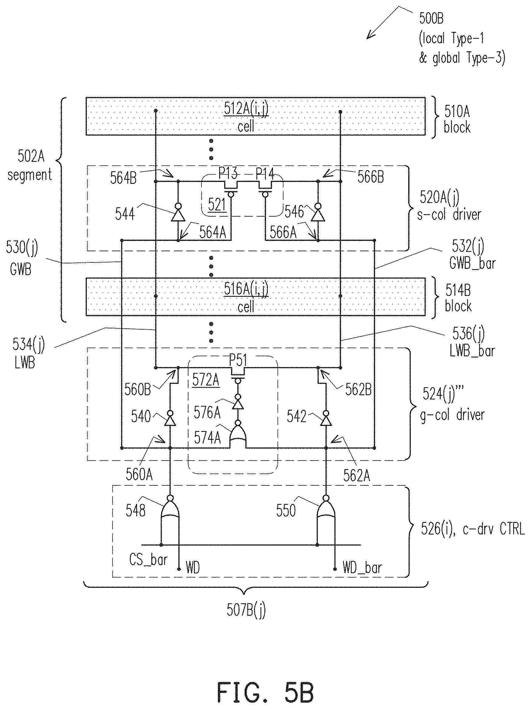 Patent US11783890 Figure 8 – Semiconductor device including distributed write driving arrangement