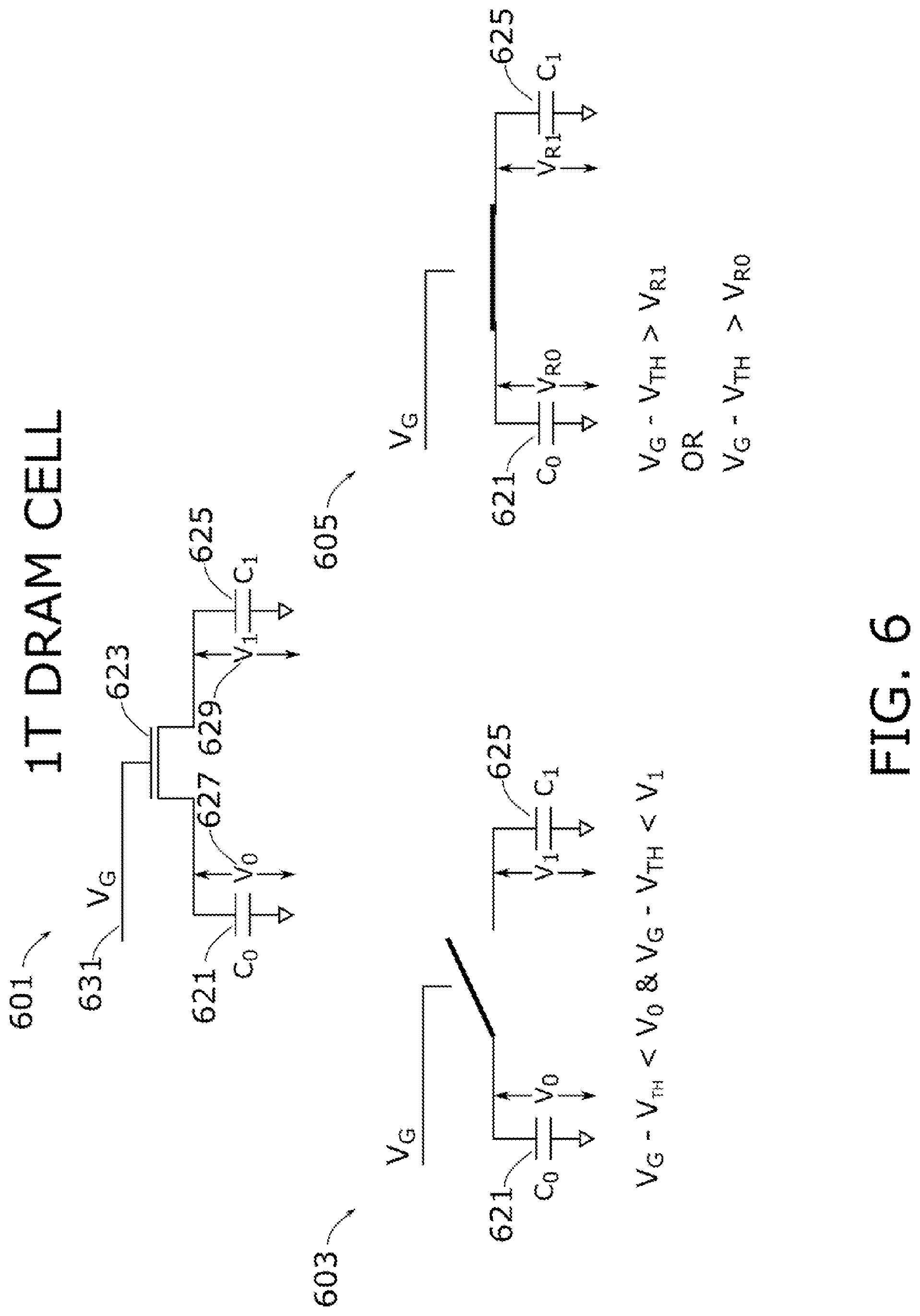 Patent US11783891 Figure 6 – Memory device having variable impedance memory cells and time-to-transition sensing of data stored therein