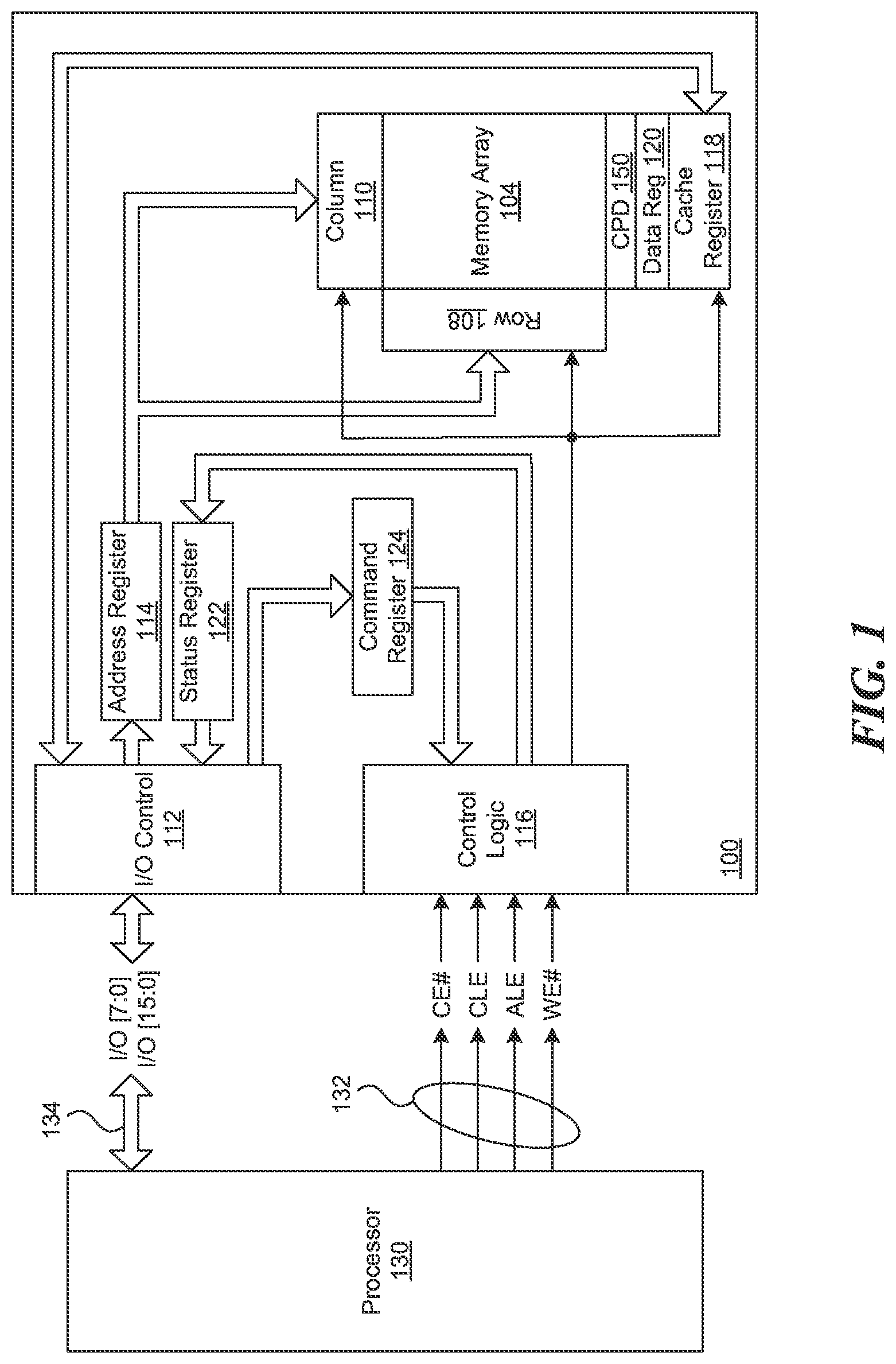 Patent US11783896 Figure 1 – Interleaved string drivers, string driver with narrow active region, and gated LDD string driver