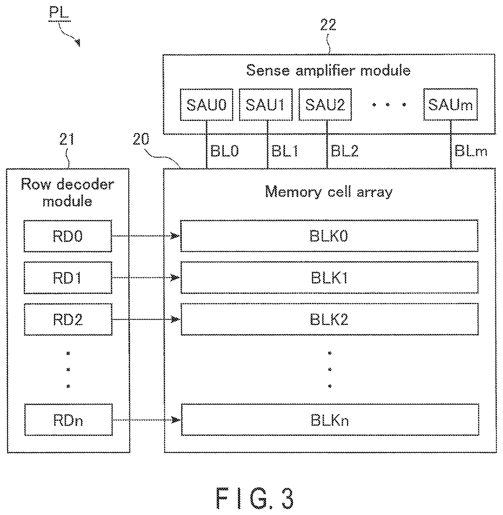 Patent US11783899 Figure 3 – Semiconductor memory device