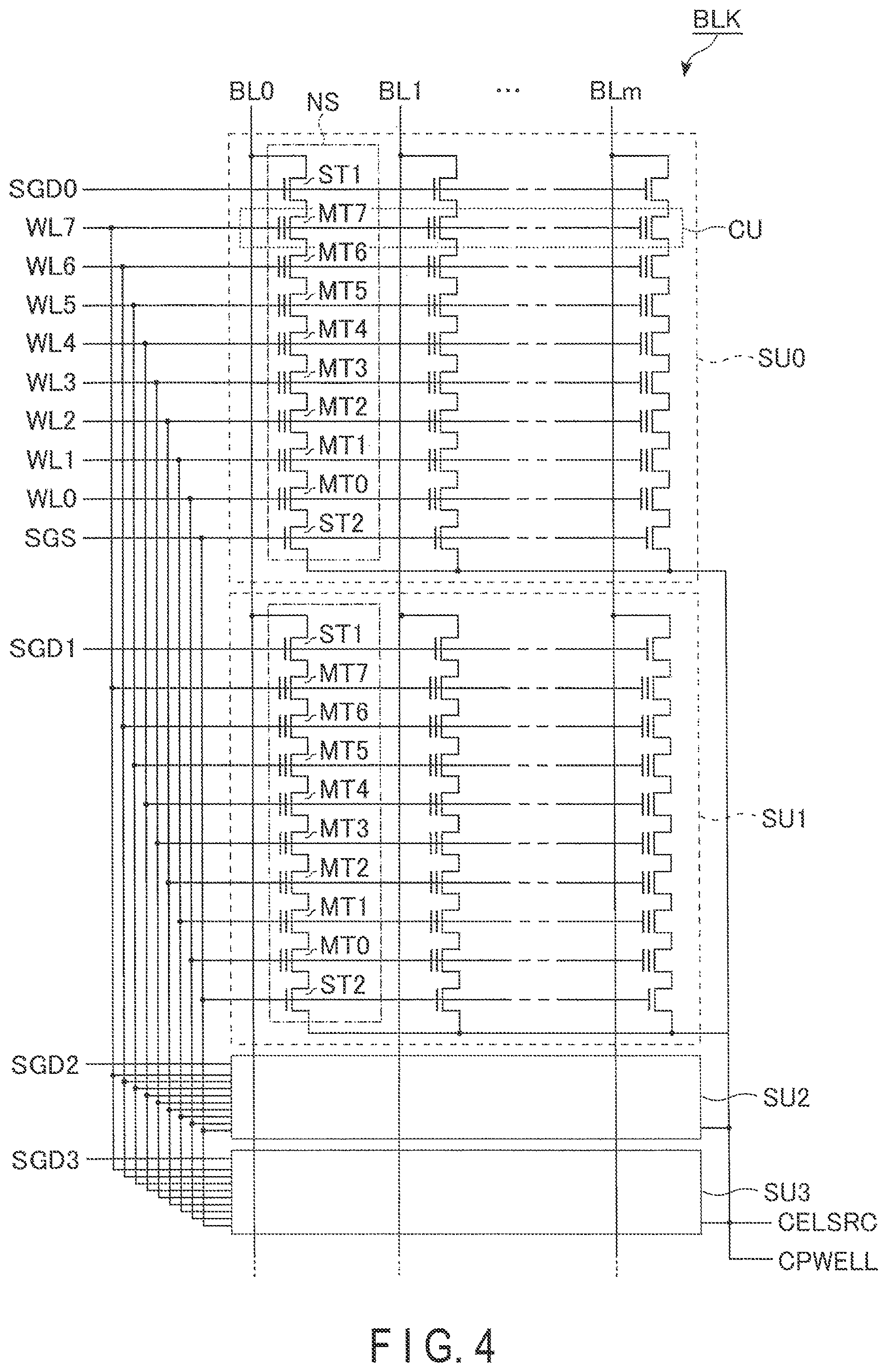 Patent US11783899 Figure 4 – Semiconductor memory device