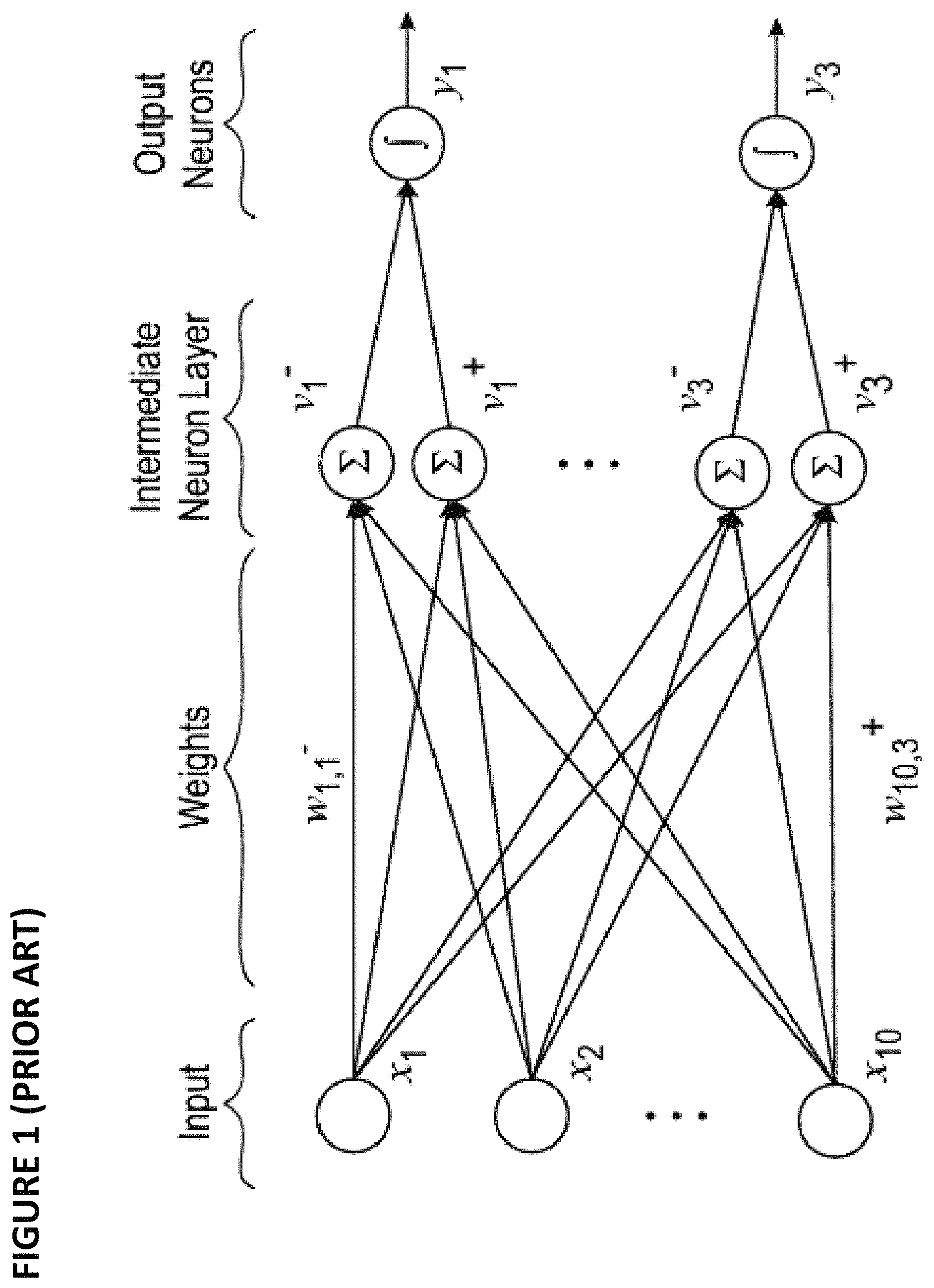 Patent US11783904 — Compensation for leakage in an array of analog neural memory cells in an artificial neural network — Figure 1