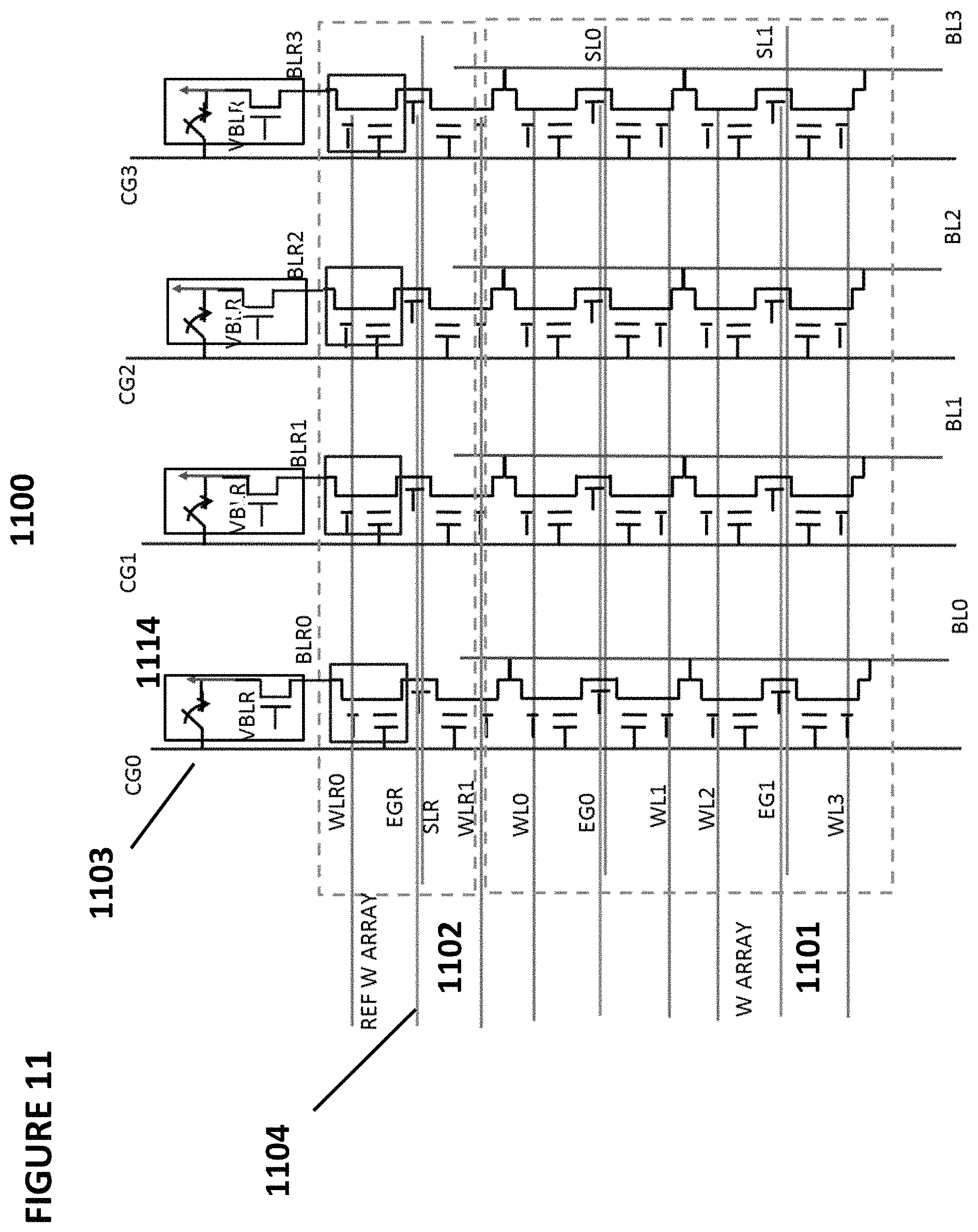 Patent US11783904 Figure 8 – Compensation for leakage in an array of analog neural memory cells in an artificial neural network