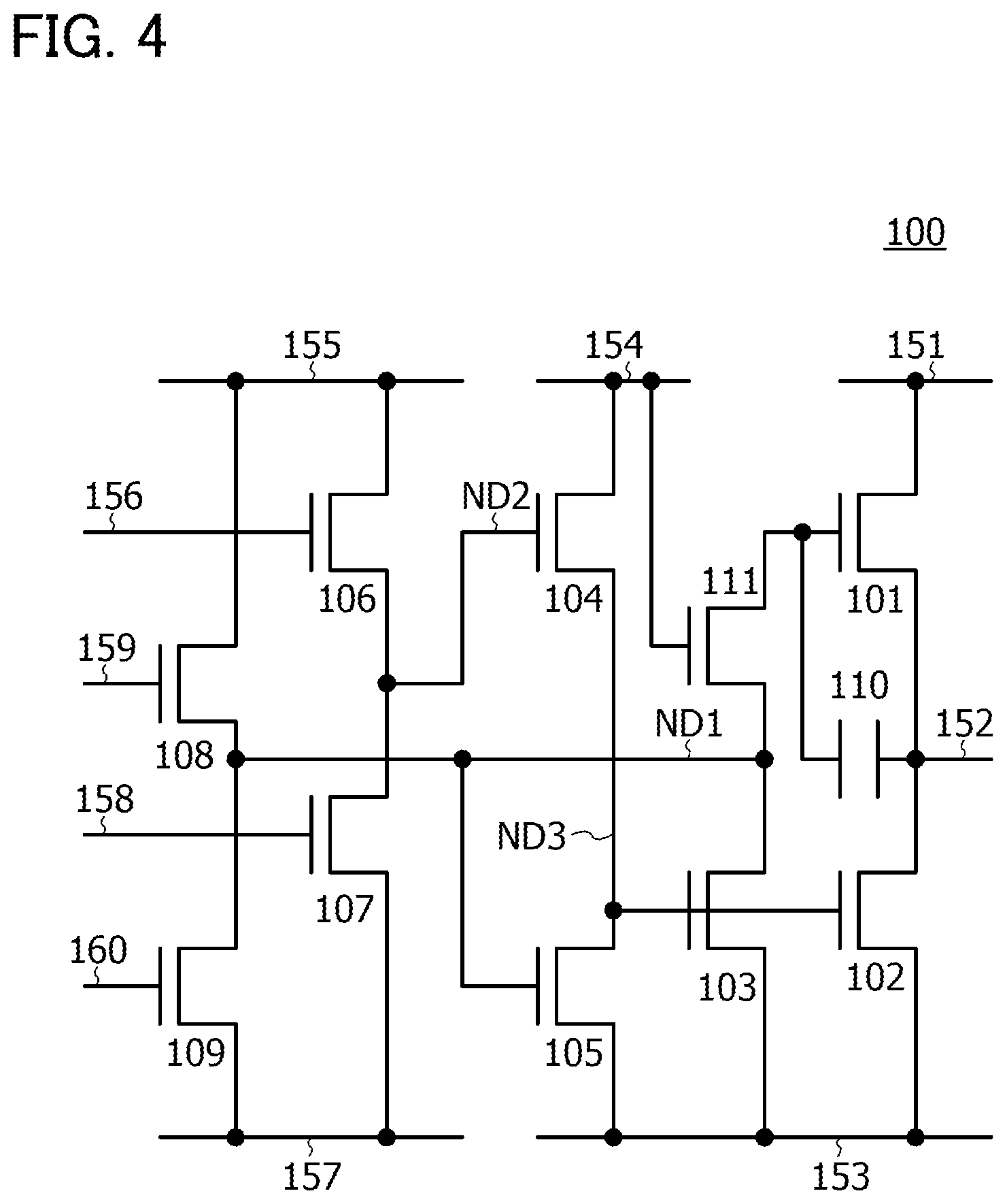 Patent US11783906 Figure 4 – Semiconductor device and electronic device