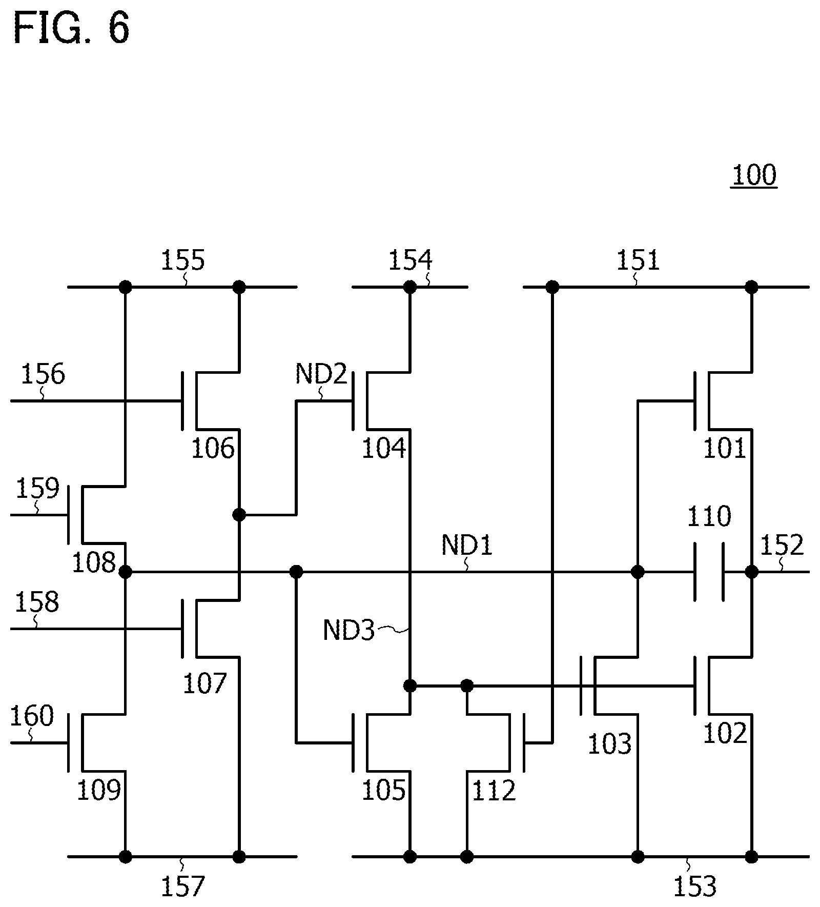Patent US11783906 Figure 6 – Semiconductor device and electronic device