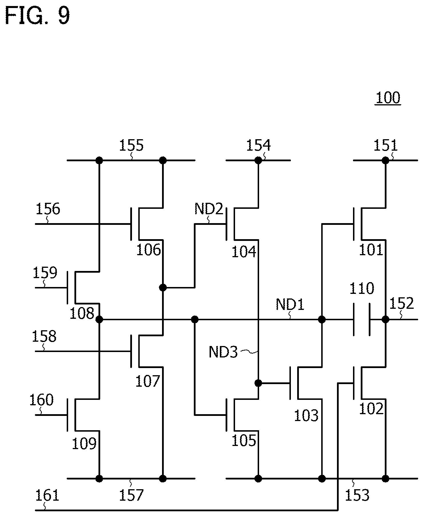 Patent US11783906 Figure 9 – Semiconductor device and electronic device