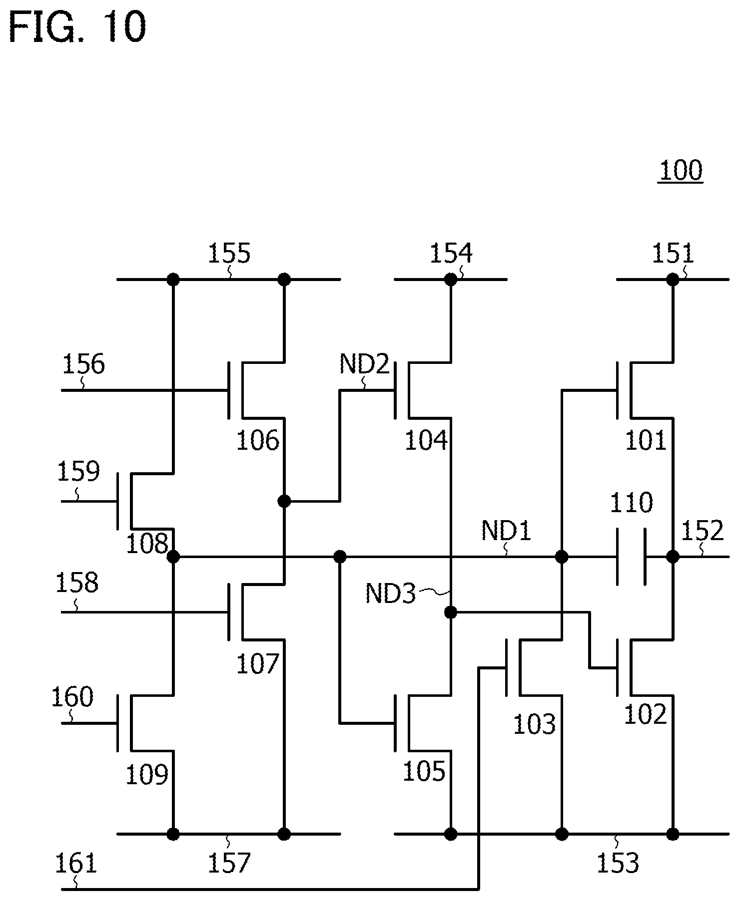 Patent US11783906 Figure 10 – Semiconductor device and electronic device