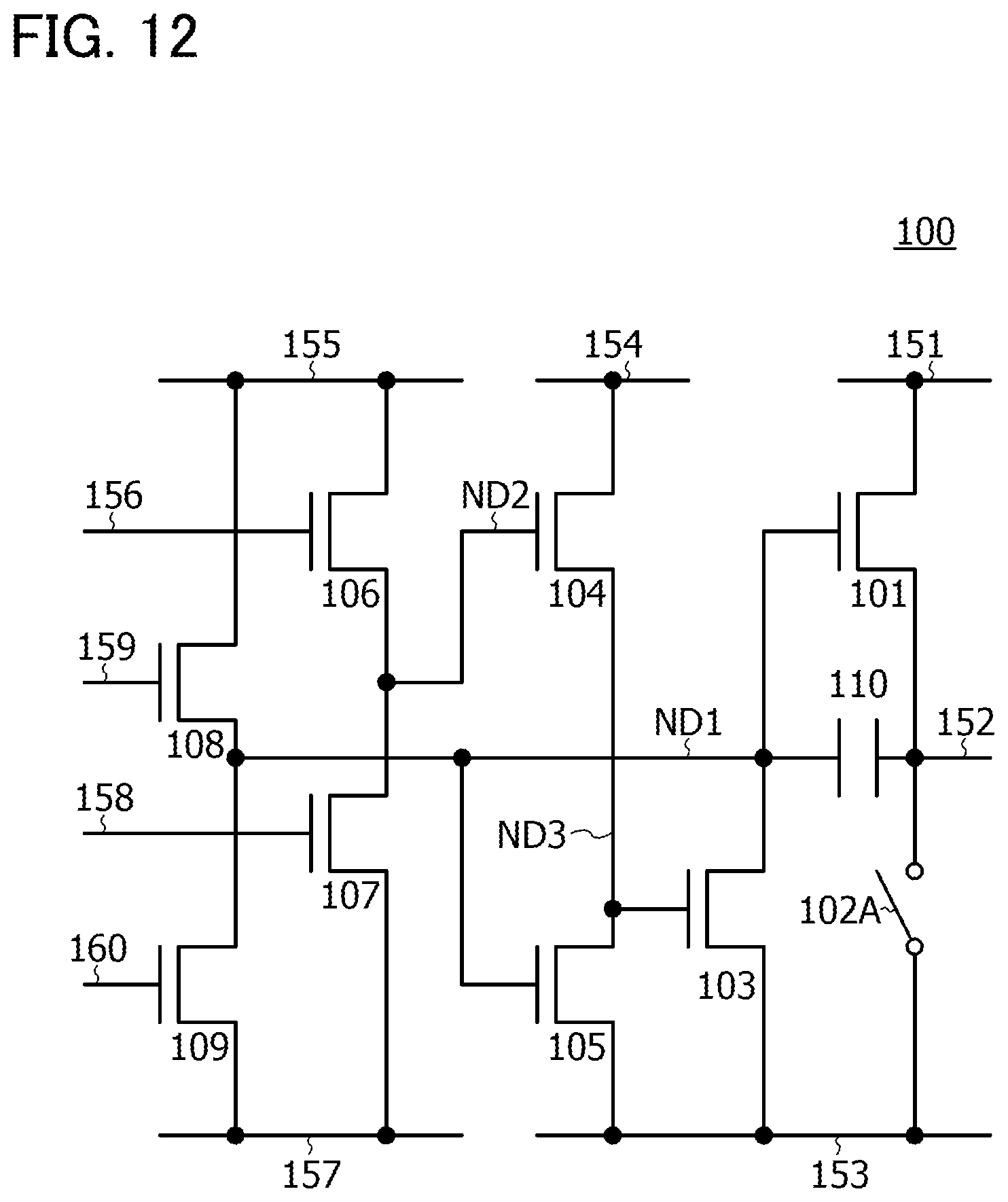 Patent US11783906 Figure 12 – Semiconductor device and electronic device