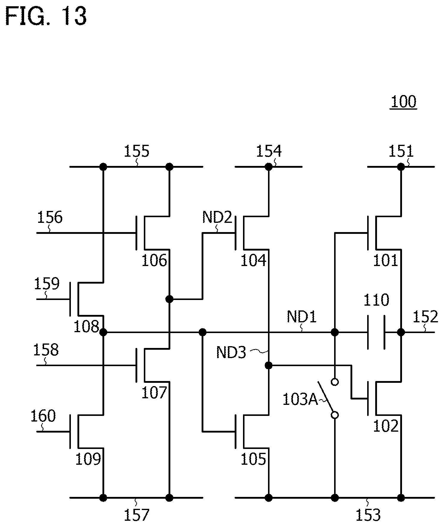Patent US11783906 Figure 13 – Semiconductor device and electronic device