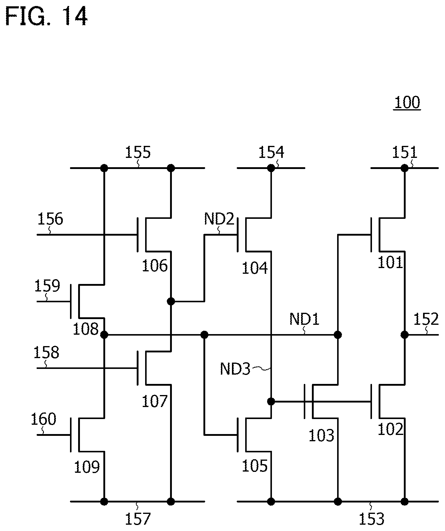 Patent US11783906 Figure 14 – Semiconductor device and electronic device