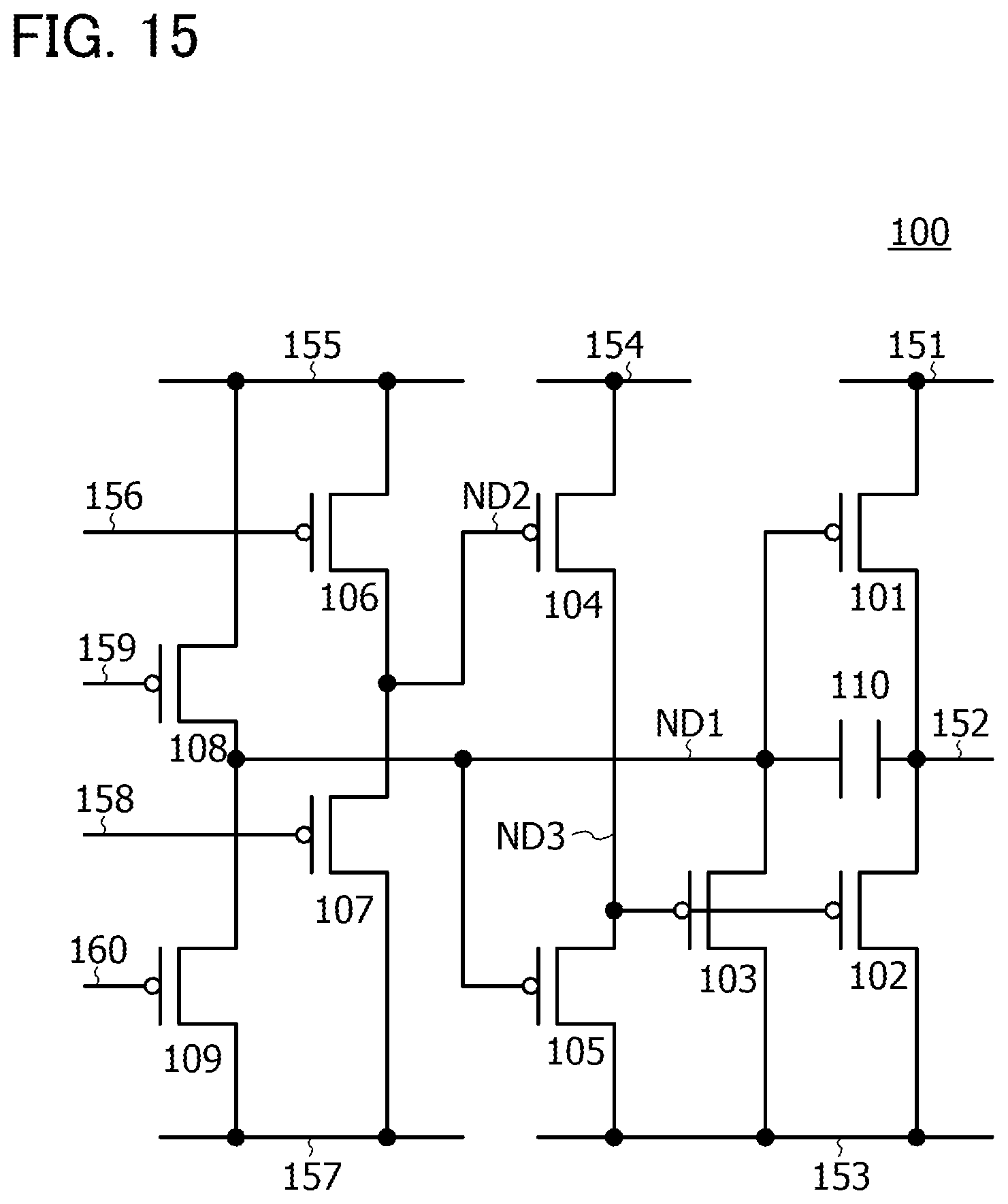 Patent US11783906 Figure 15 – Semiconductor device and electronic device