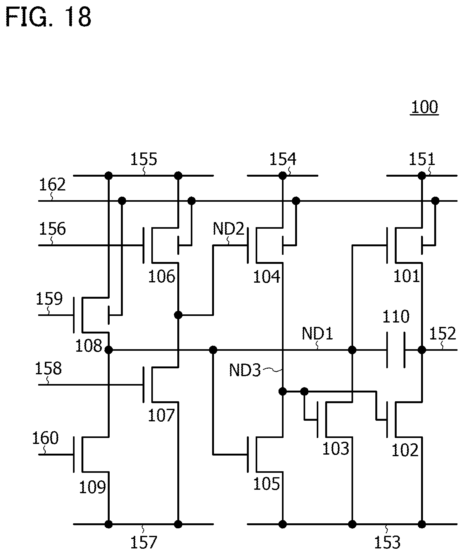 Patent US11783906 Figure 18 – Semiconductor device and electronic device