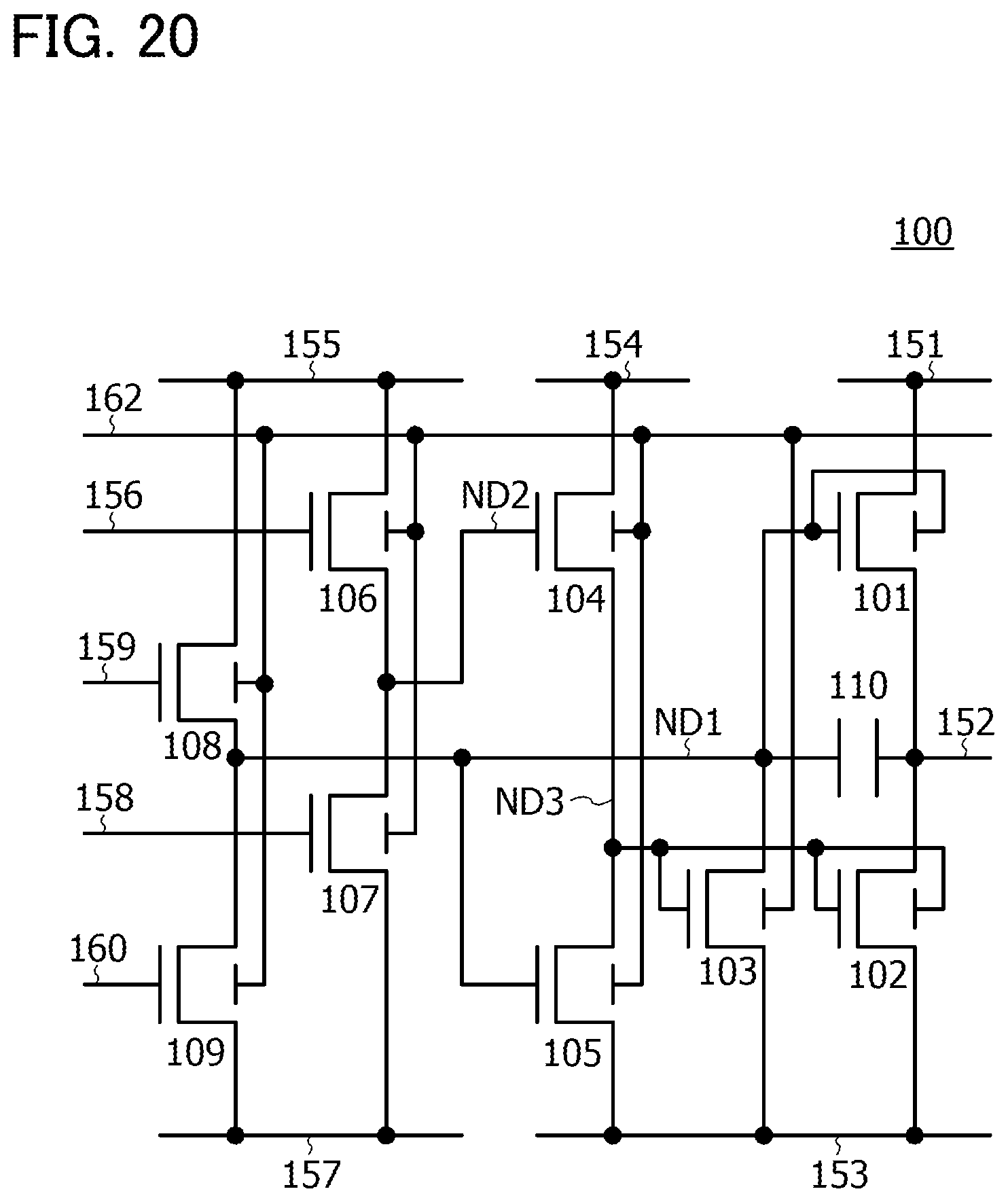 Patent US11783906 Figure 20 – Semiconductor device and electronic device