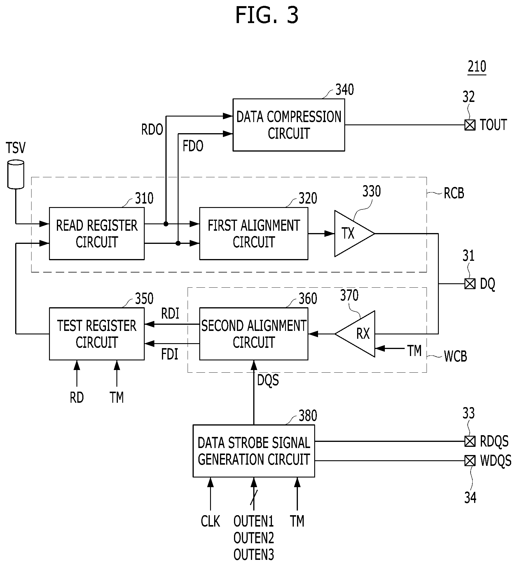 Patent US11783908 Figure 3 – Stacked semiconductor device and semiconductor system including the same