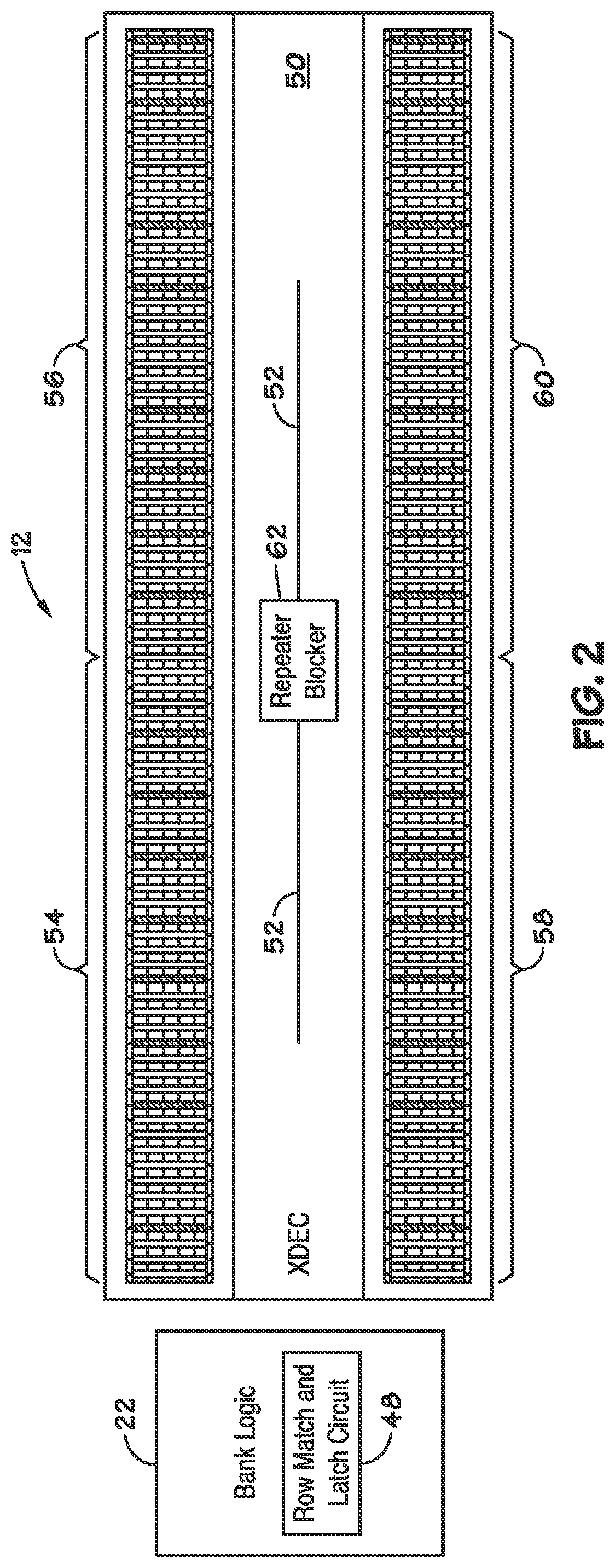 Patent US11783909 Figure 2 – Systems and methods for power savings in row repaired memory