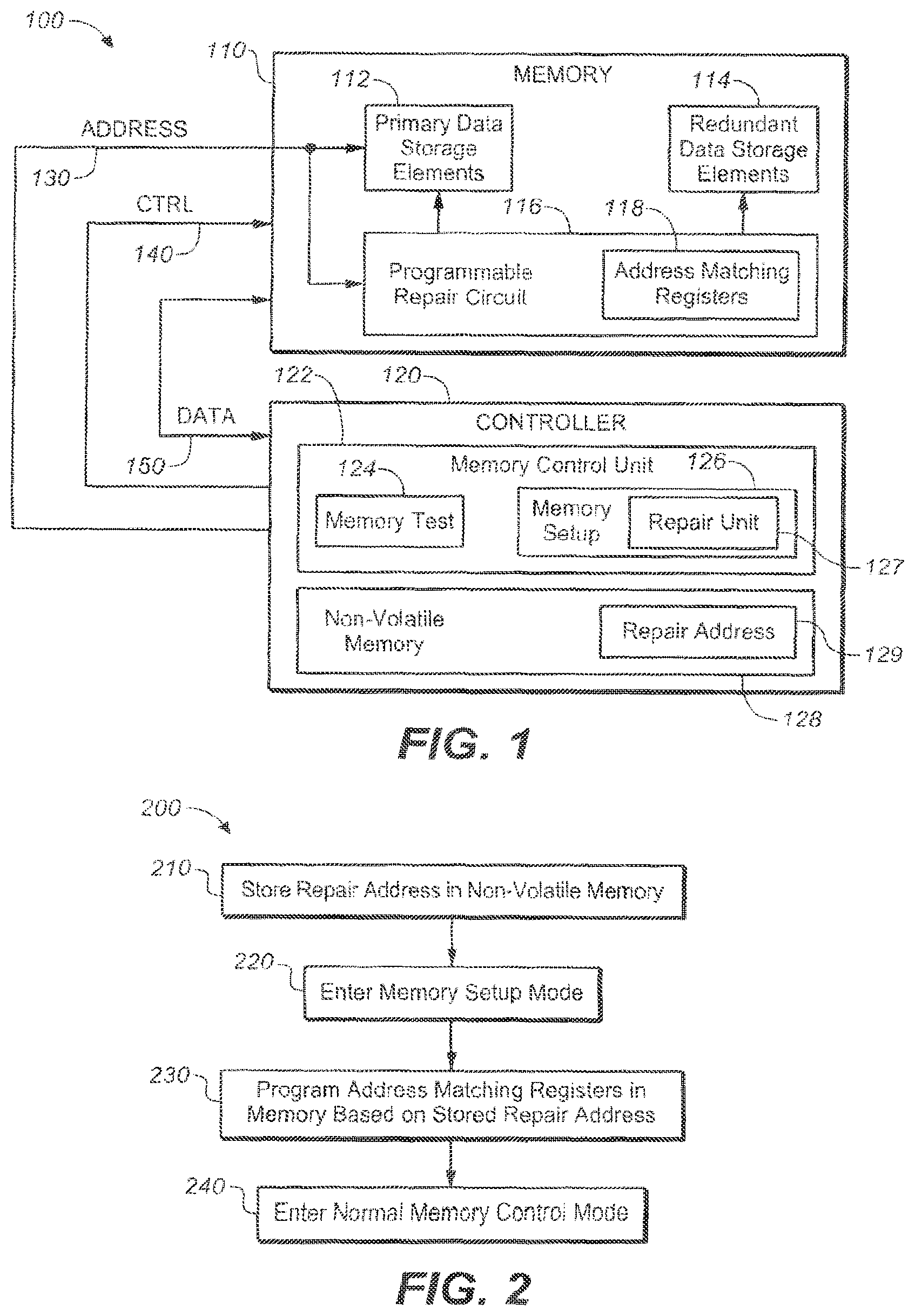 Patent US11783910 Figure 1 – Controller to detect malfunctioning address of memory device