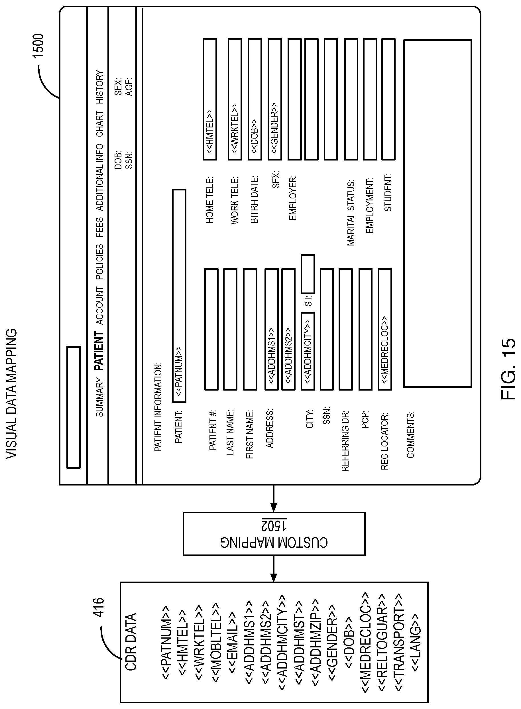 Patent US11783922 Figure 16 – System, method and apparatus for data interchange in clinically integrated networks