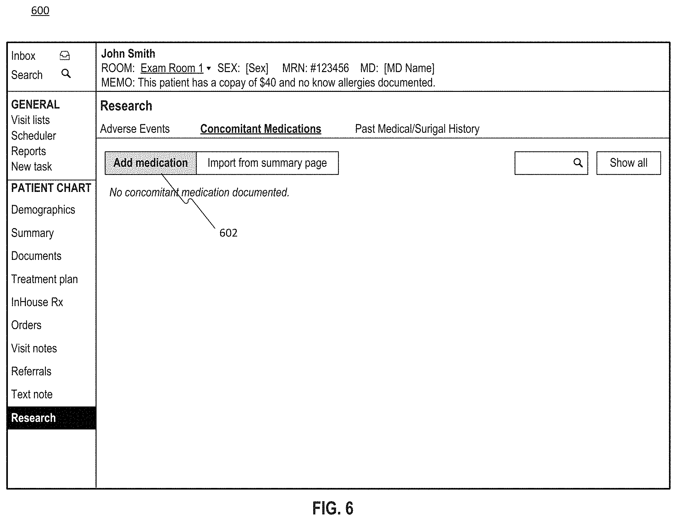 Patent US11783923 Figure 11 – Systems and methods for tracking patient events