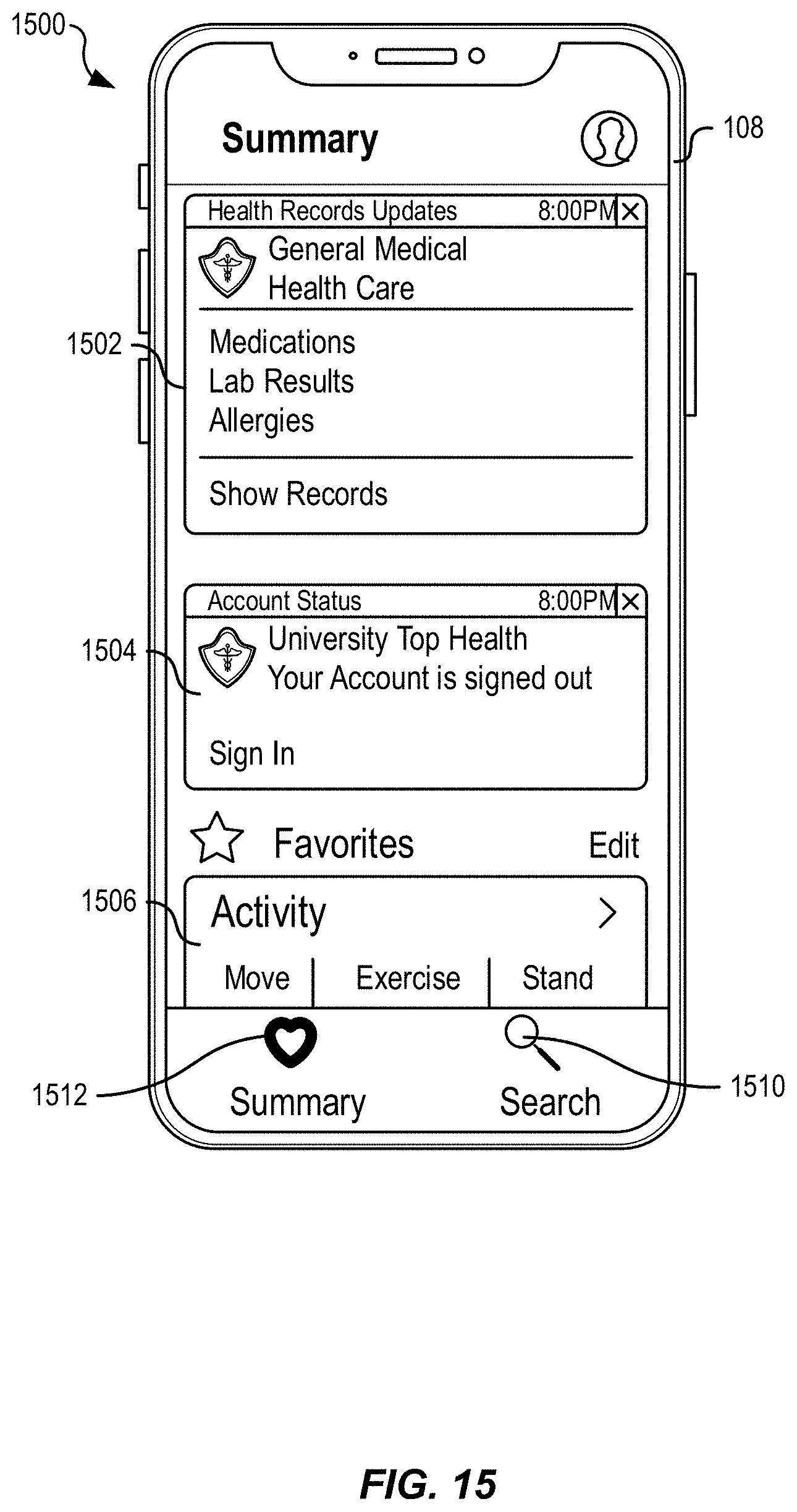 Patent US11783926 Figure 15 – Generation of customized personal health ontologies
