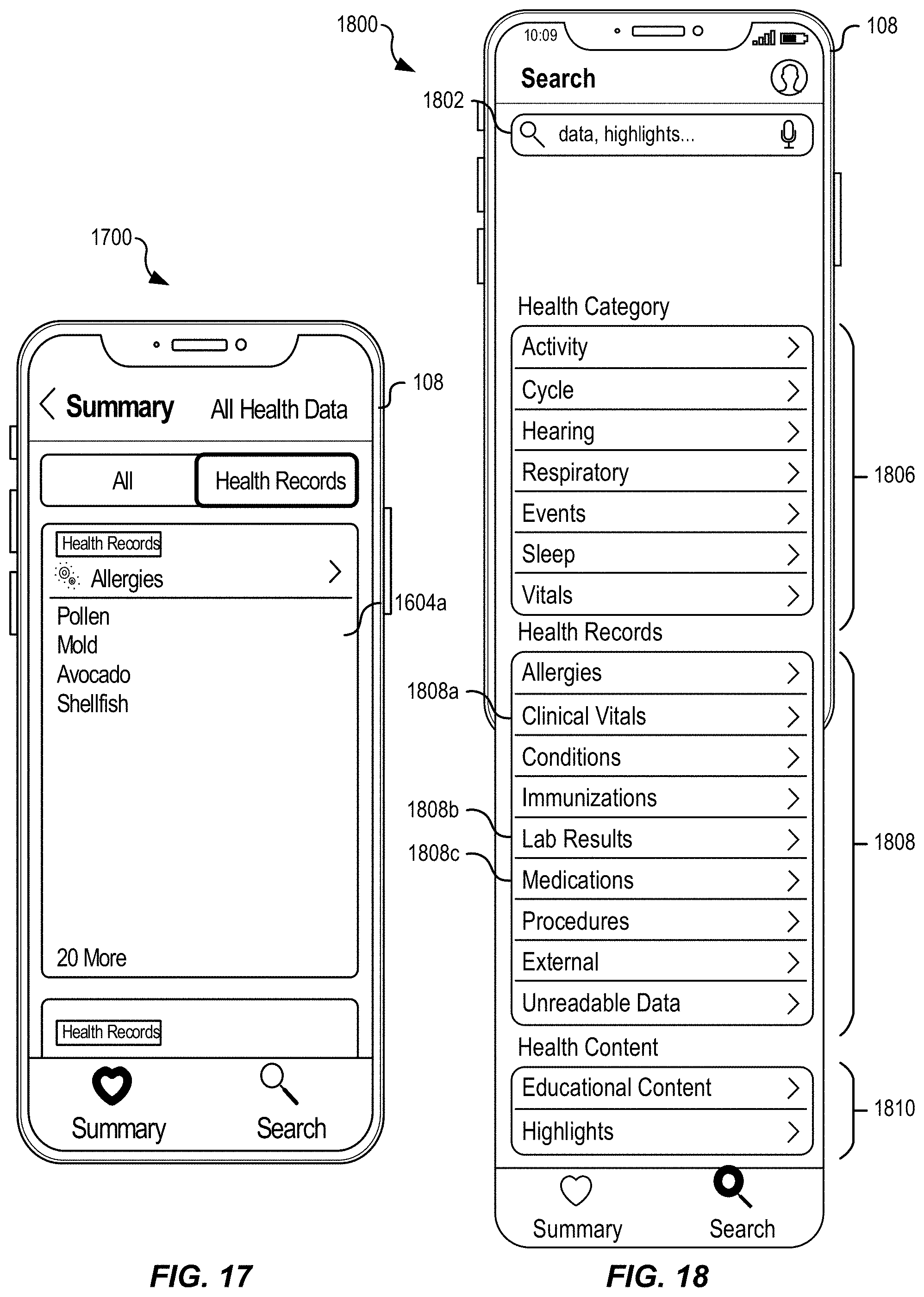 Patent US11783926 Figure 17 – Generation of customized personal health ontologies