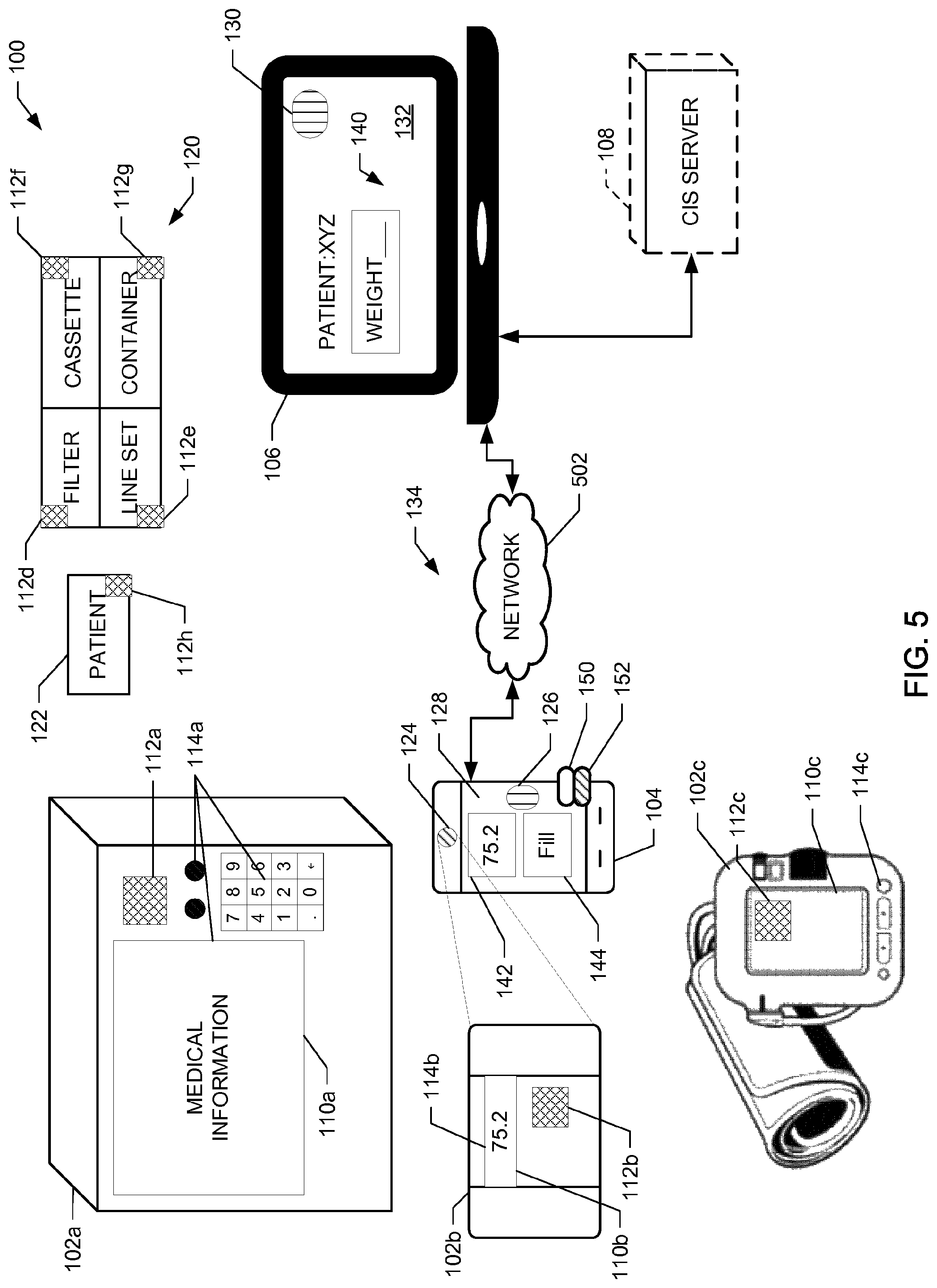 Patent US11783928 Figure 4 – Medical data collection devices, systems, and methods
