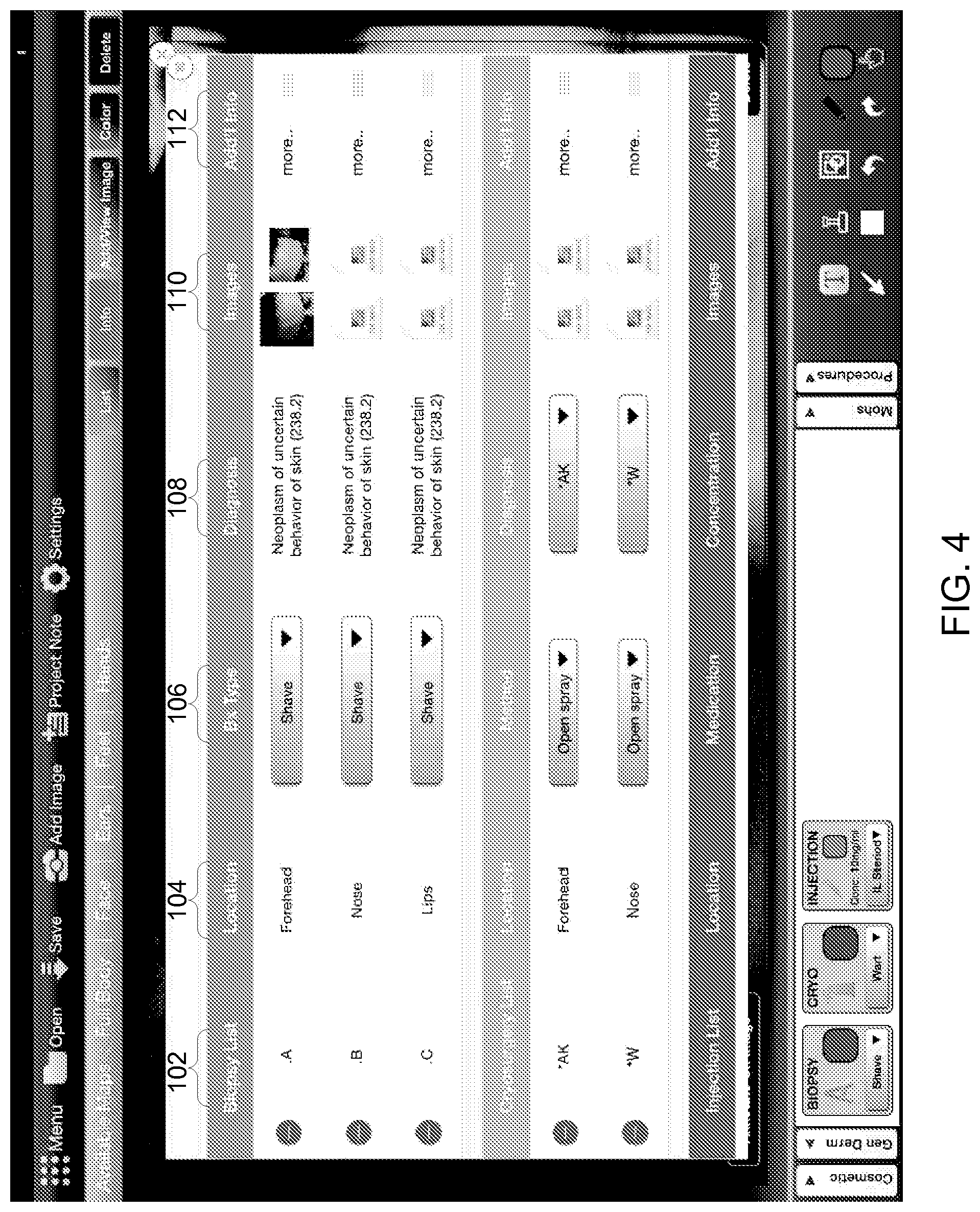 Patent US11783929 Figure 3 – Graphical generation and retrieval of medical records