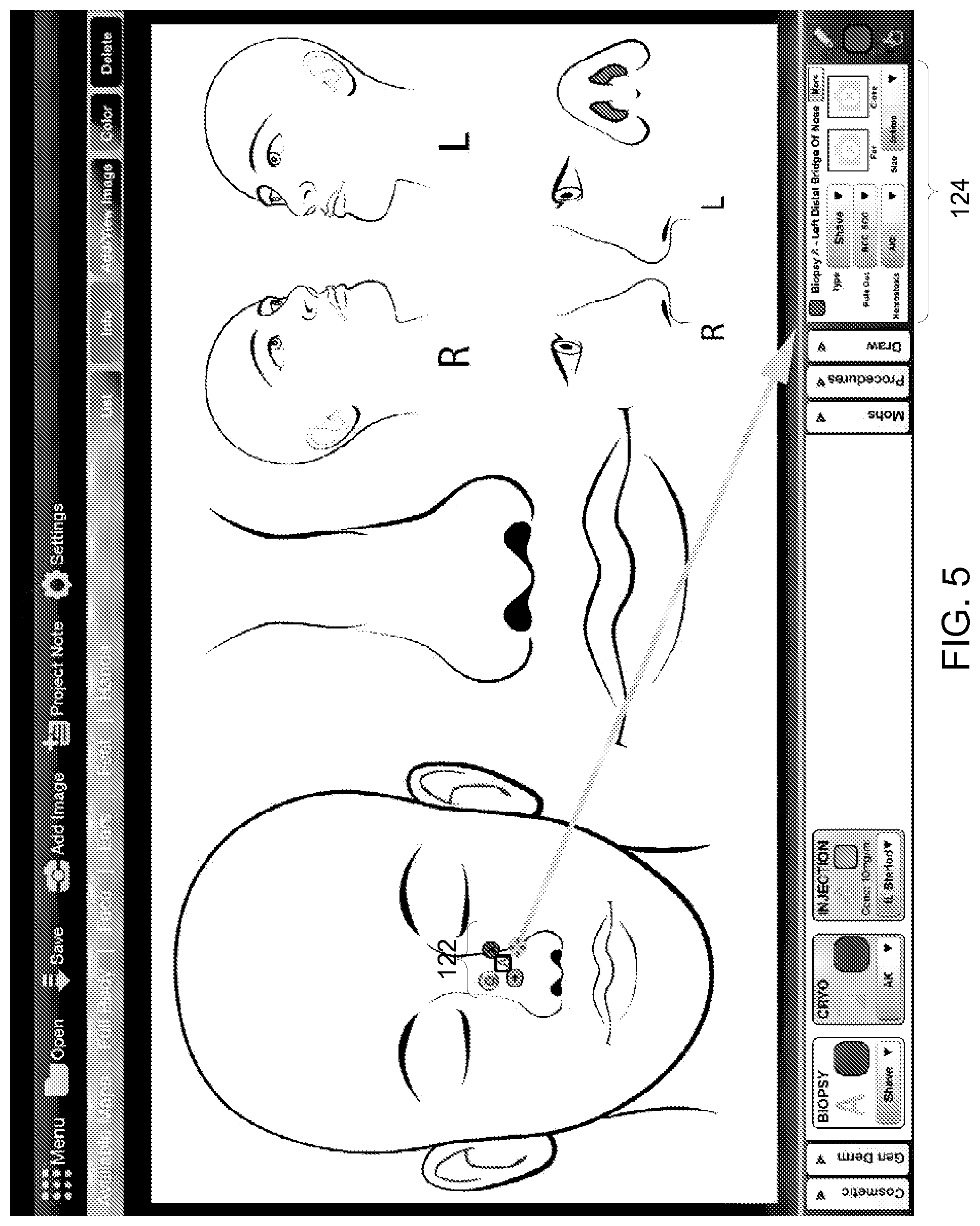 Patent US11783929 Figure 4 – Graphical generation and retrieval of medical records