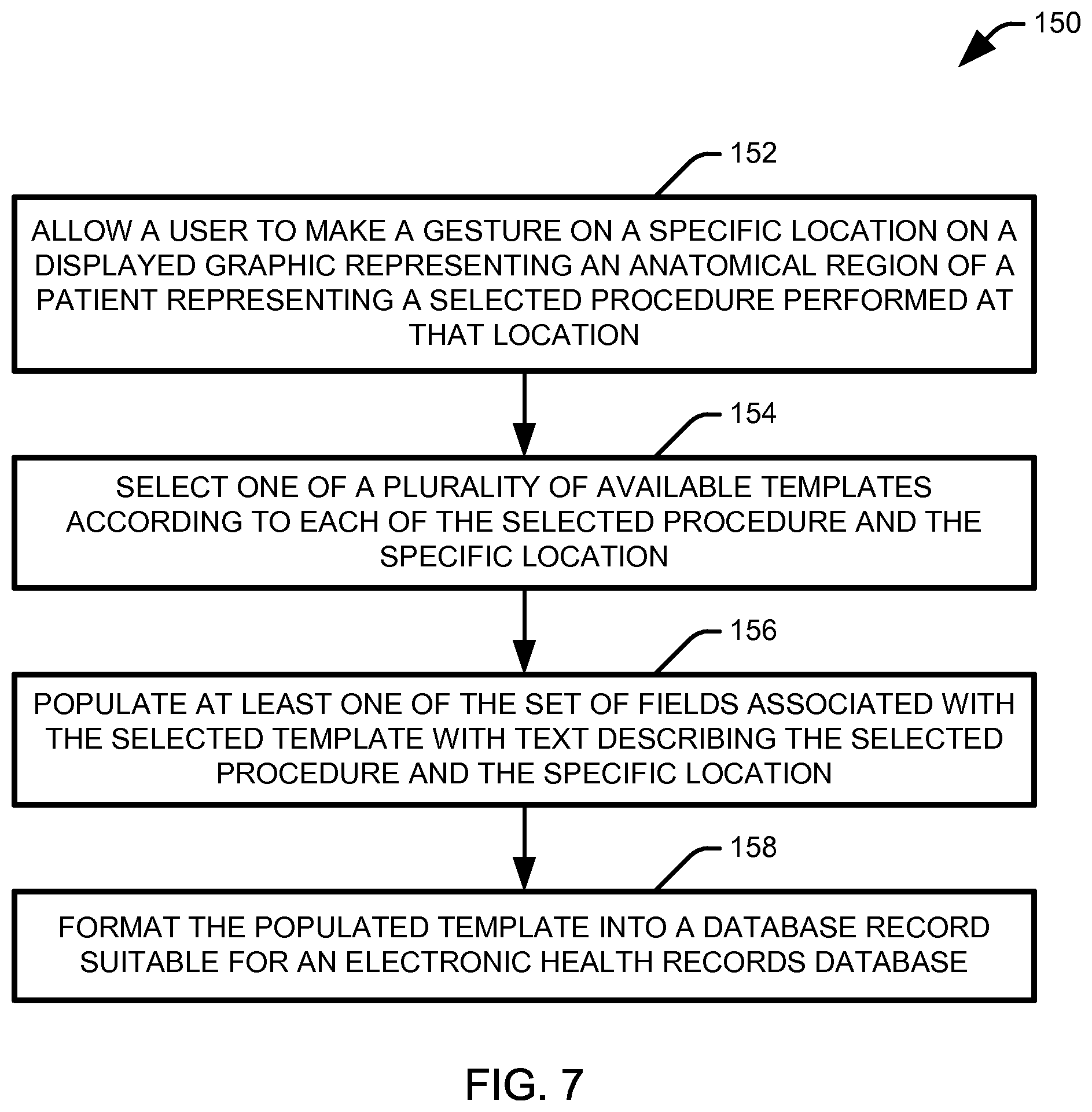 Patent US11783929 Figure 6 – Graphical generation and retrieval of medical records