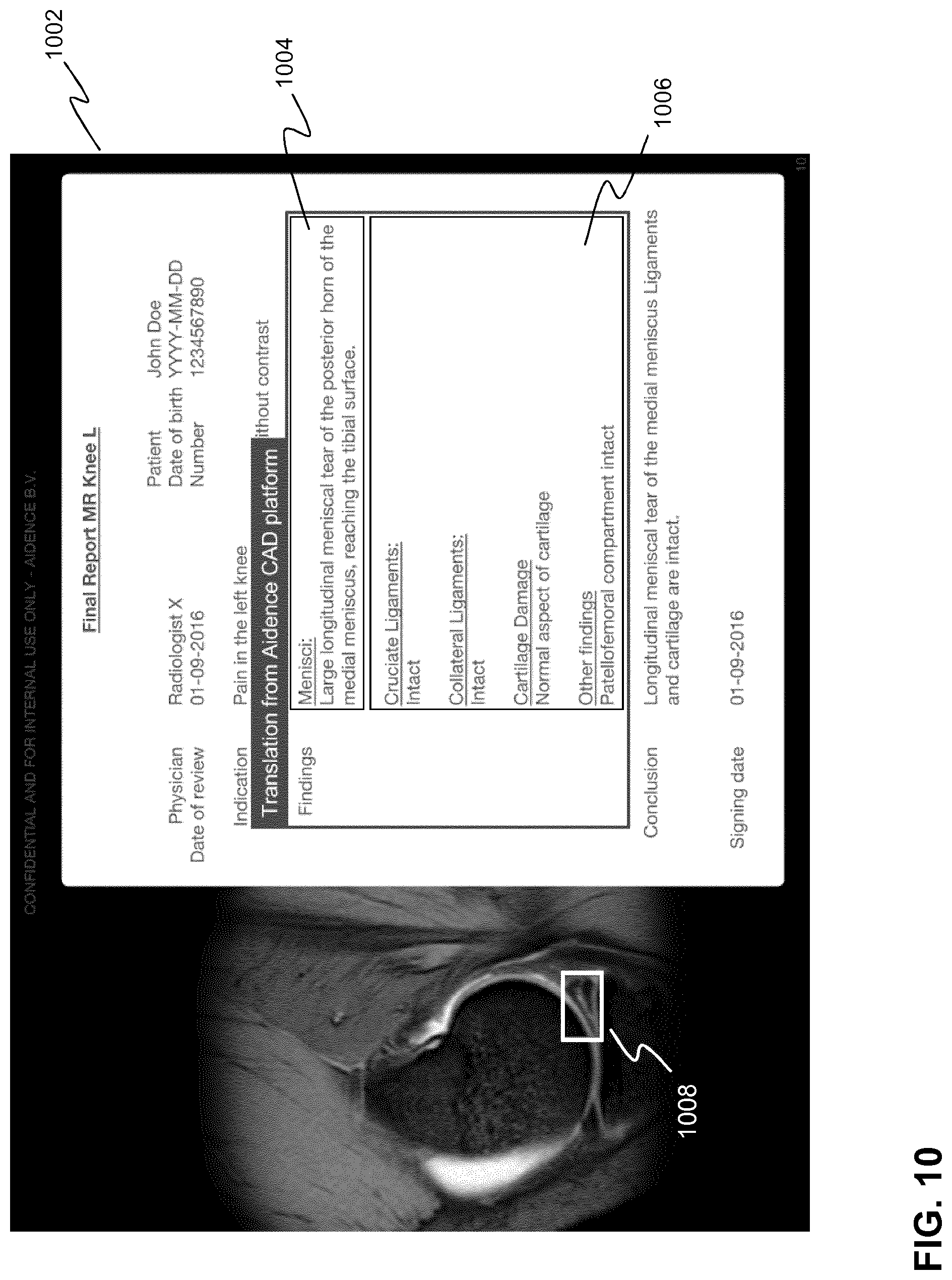 Patent US11783936 Figure 10 – Computer-aided diagnostics using deep neural networks