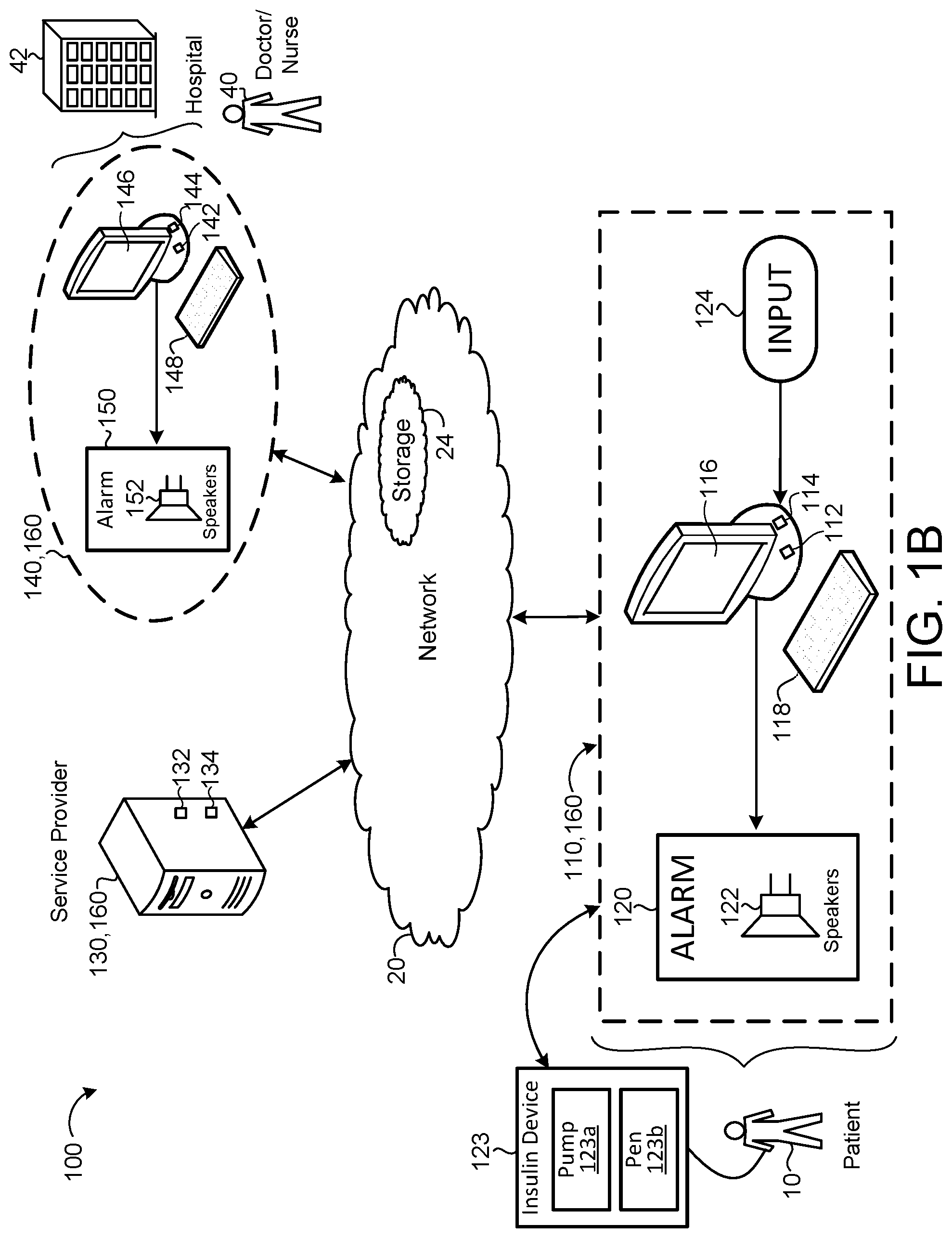 Patent US11783946 Figure 2 – Method and system for insulin bolus management